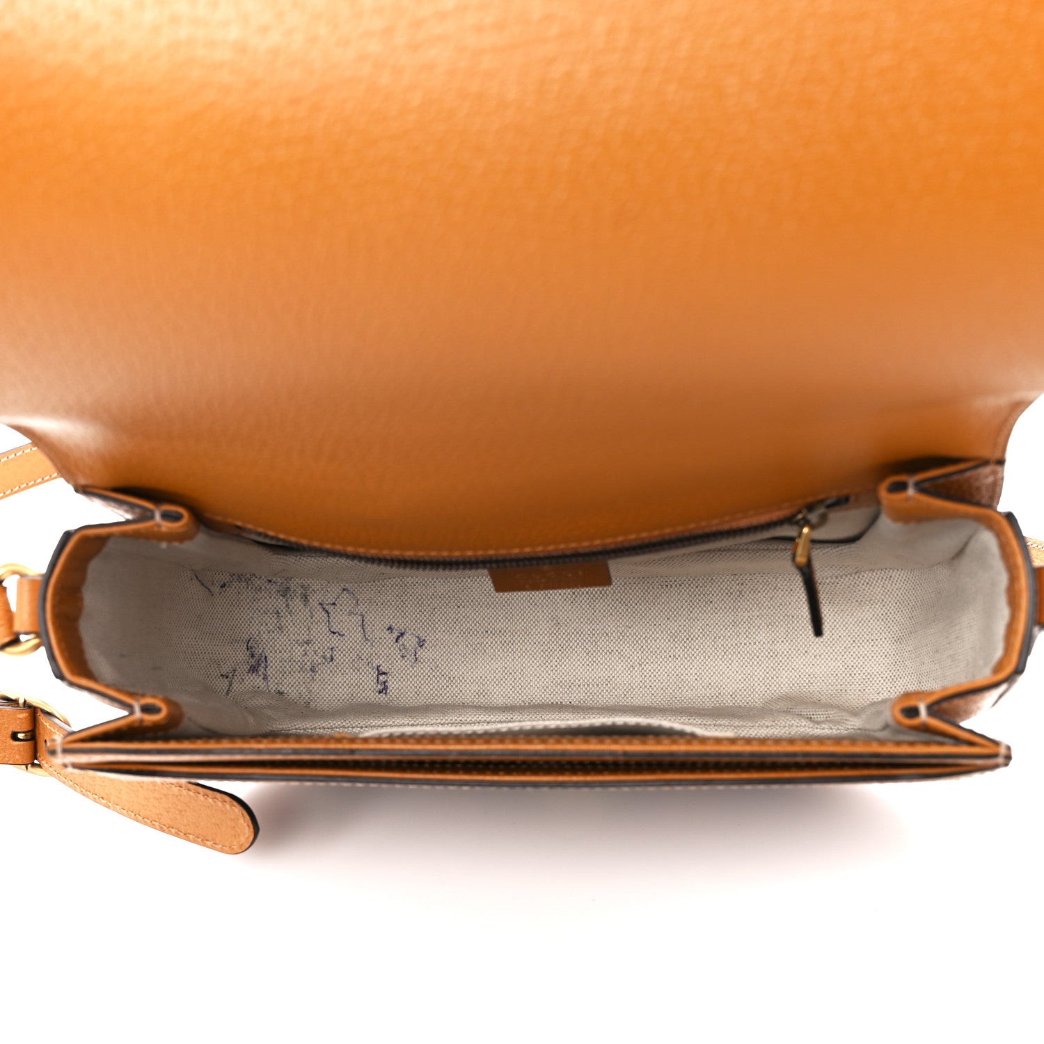 Gucci X DISNEY Mini Vintage GG Supreme Monogram Mickey Mouse Small Flap Messenger Bag Beige Vintage Sun Oil 4 of 12