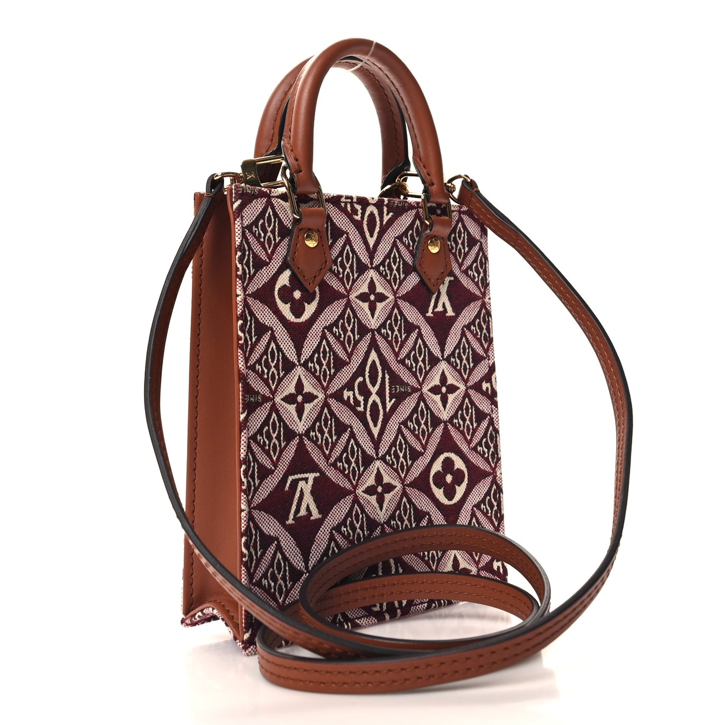 Jacquard Since 1854 Petit Sac Plat Bordeaux