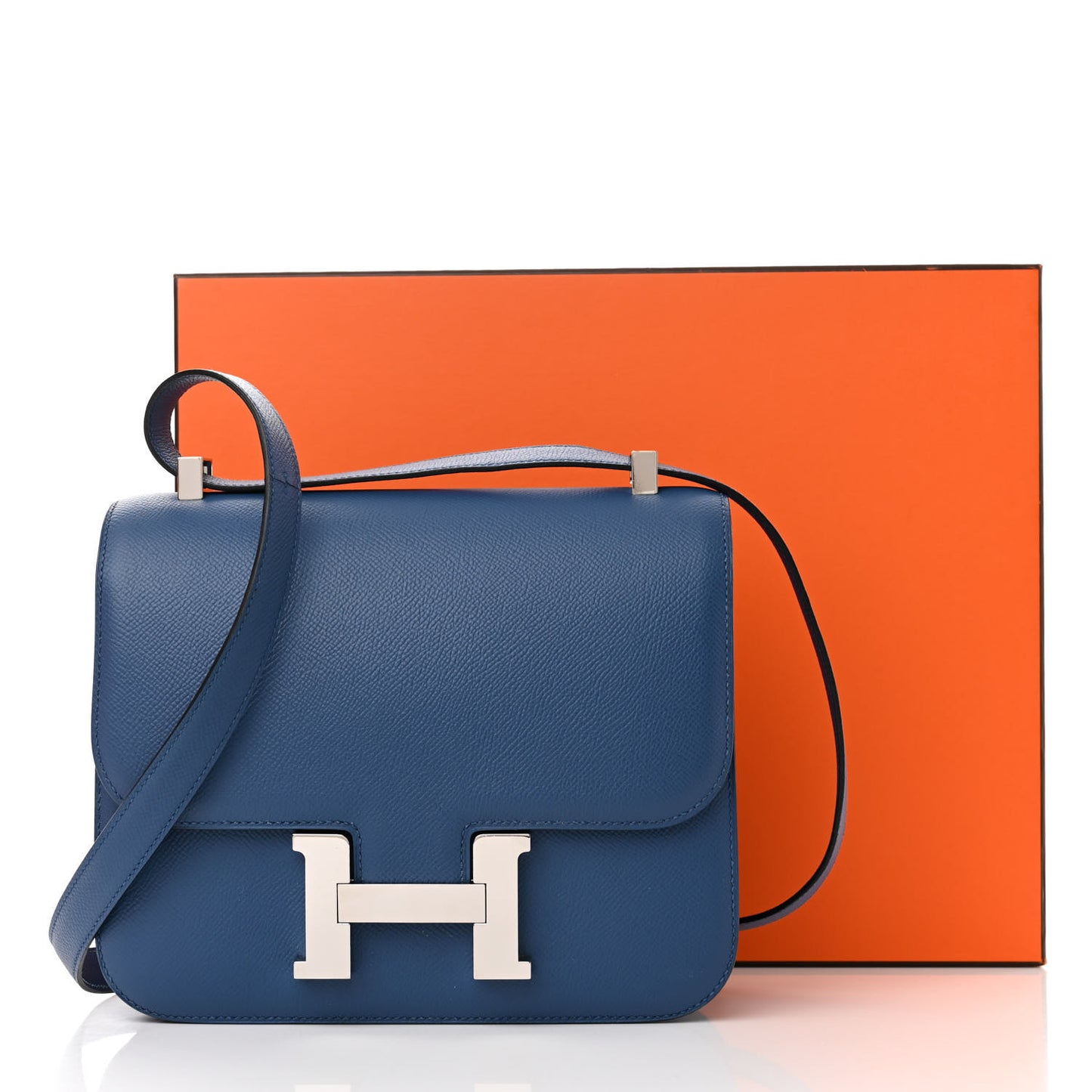 Epsom Constance Verso 24 Bleu Agate Gris Mouette