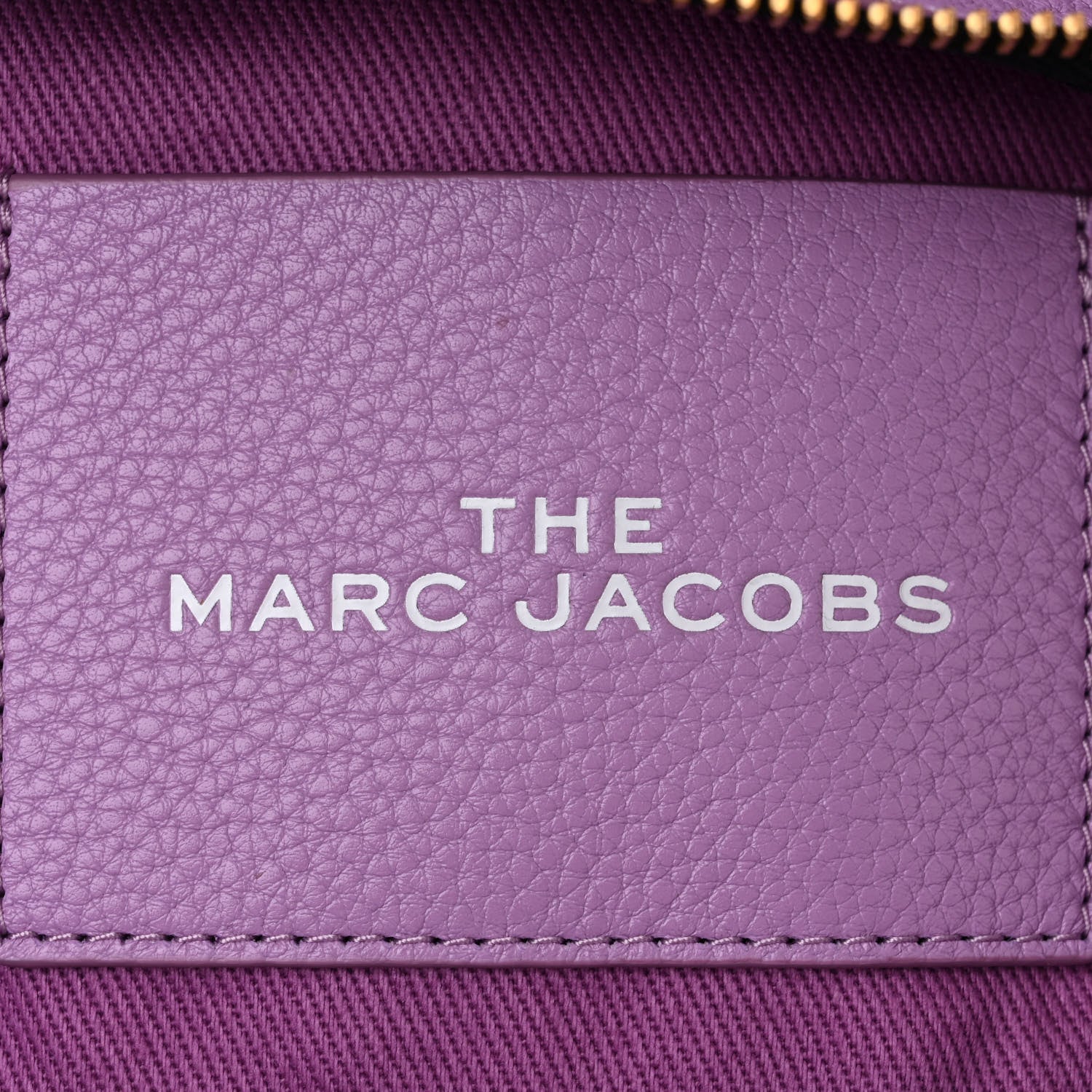 Marc Jacobs Grained Calfskin Small The Tote Bag Regal Orchid 6 of 11
