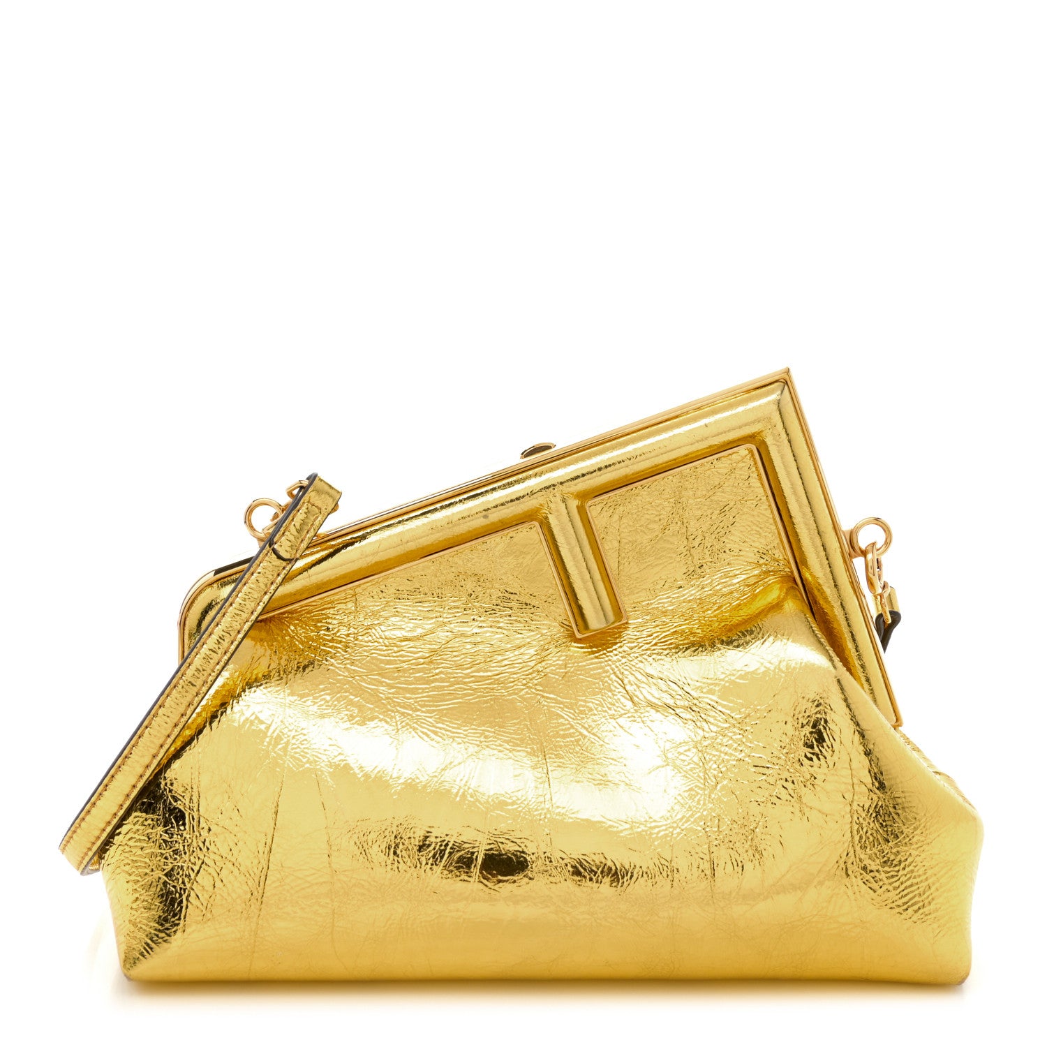 Fendi Rock Millenium Small Fendi First Gold 1534908 – FASHIONPHILE