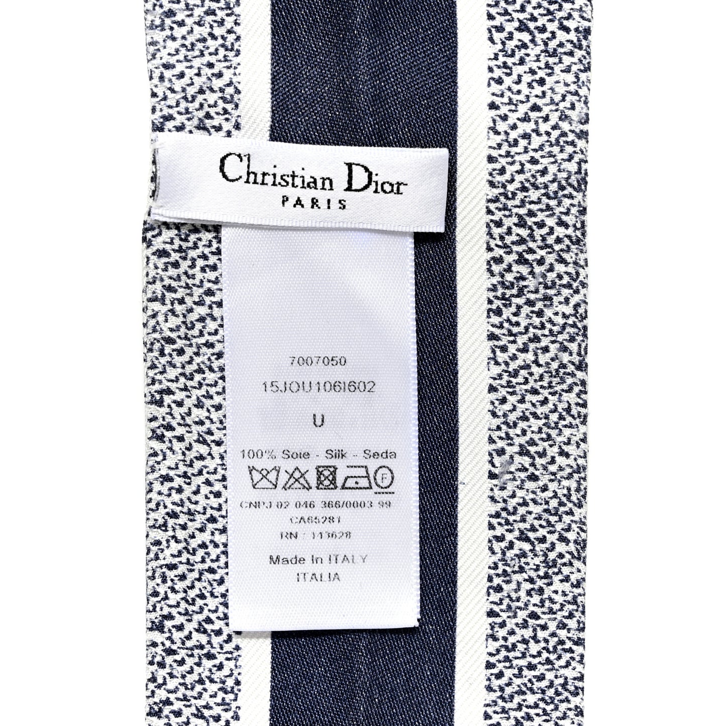 Silk Toile De Jouy Reverse Capri Mitzah Scarf Navy Blue