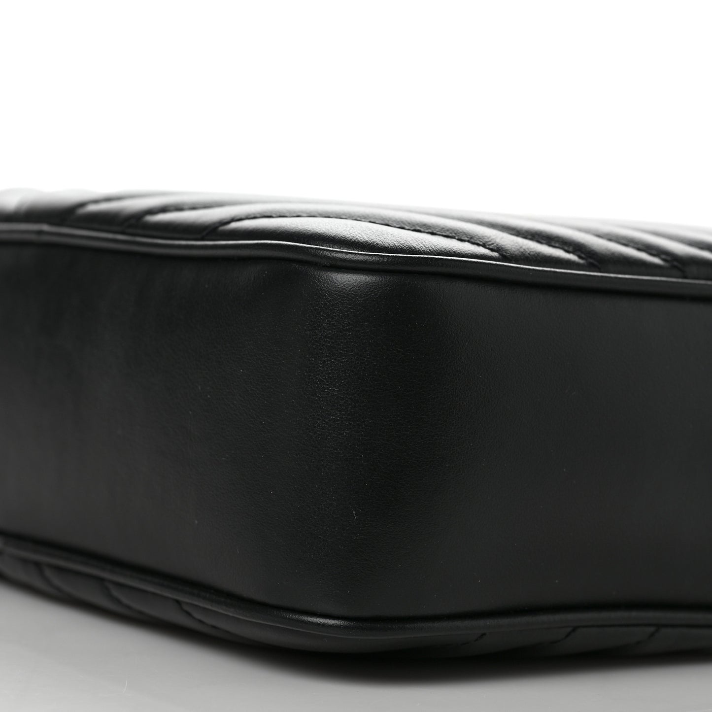 Calfskin Matelasse Monogram Lou Camera Bag Black