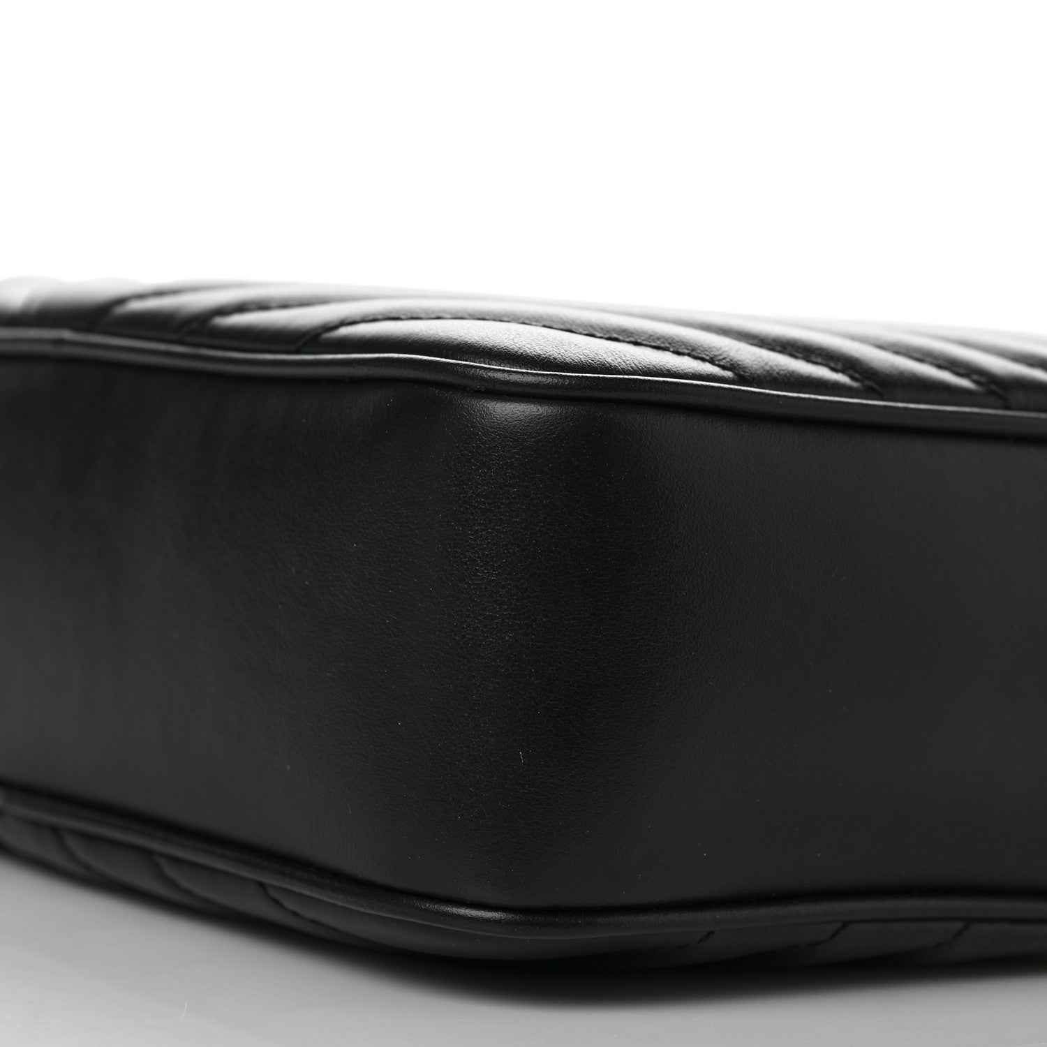 Saint Laurent Calfskin Matelasse Monogram Lou Camera Bag Black 9 of 9