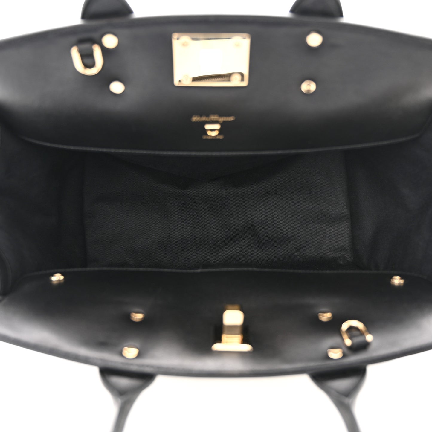 Raffia Large Studio Bag Black White