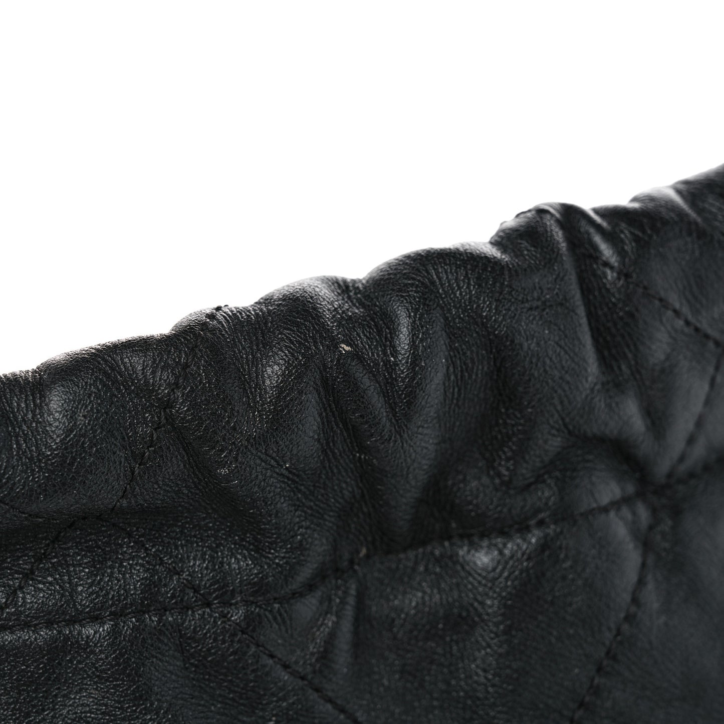 Shiny Calfskin Quilted Small Chanel 22 Black