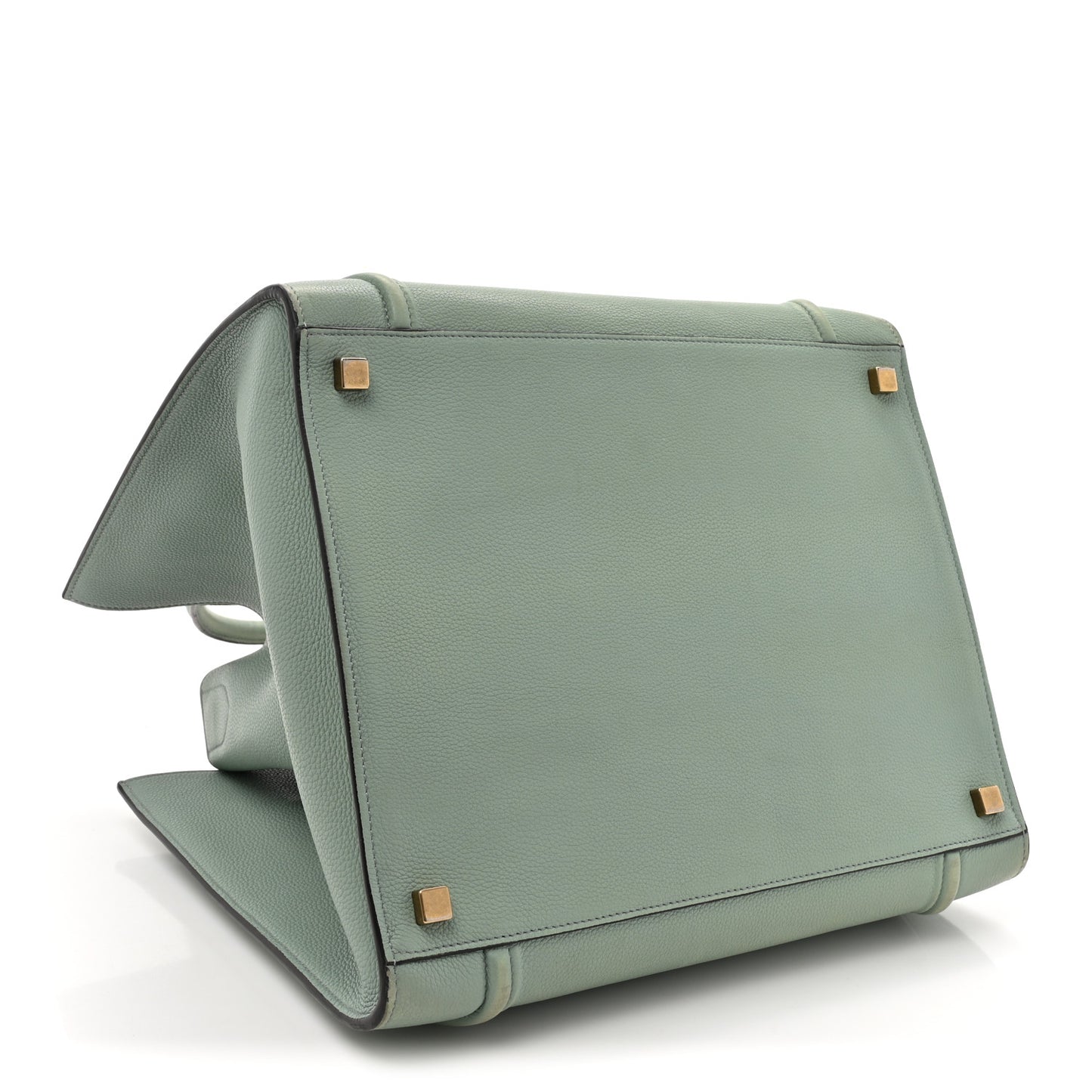 Grained Calfskin Medium Phantom Luggage Jade