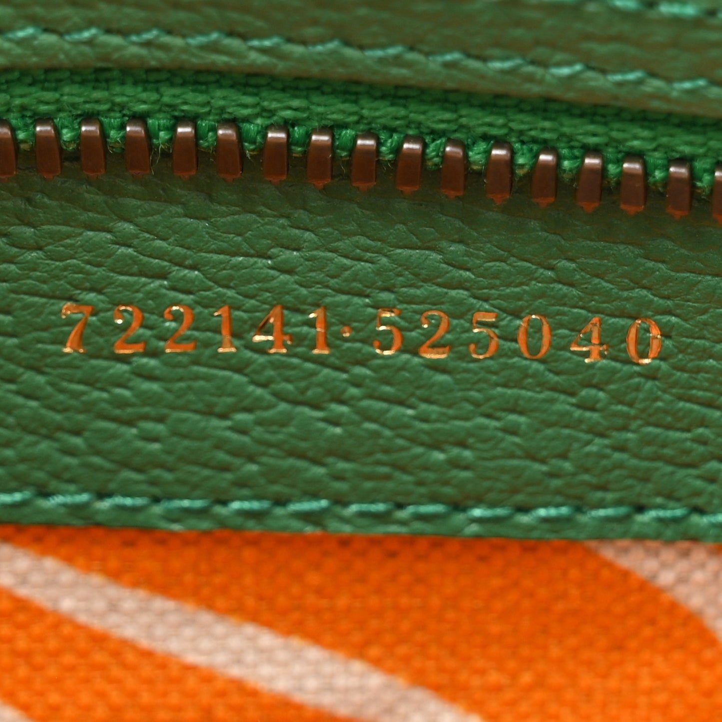 X ADIDAS Textured Dollar Calfskin Belt Bag Green