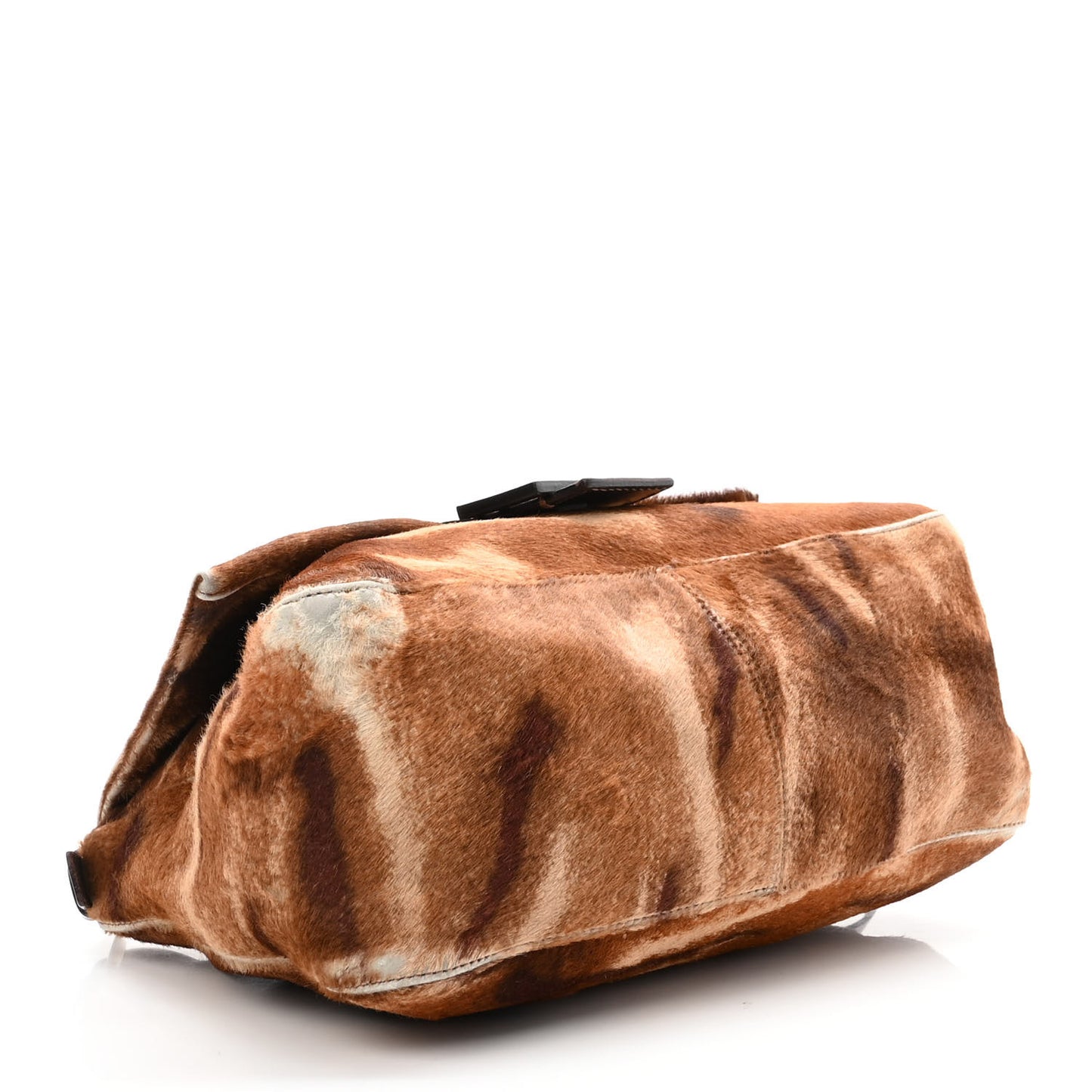 Calf Hair Mama Baguette Brown