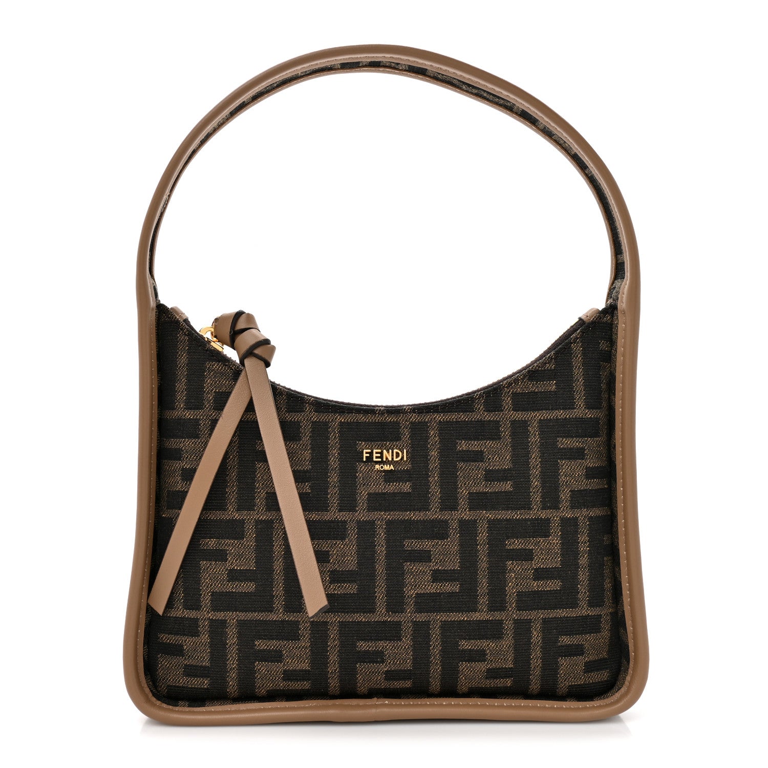 FENDIバッグ Fendi Fabric Jacquard Vitello Grace FF 1974 Mini Fendessence