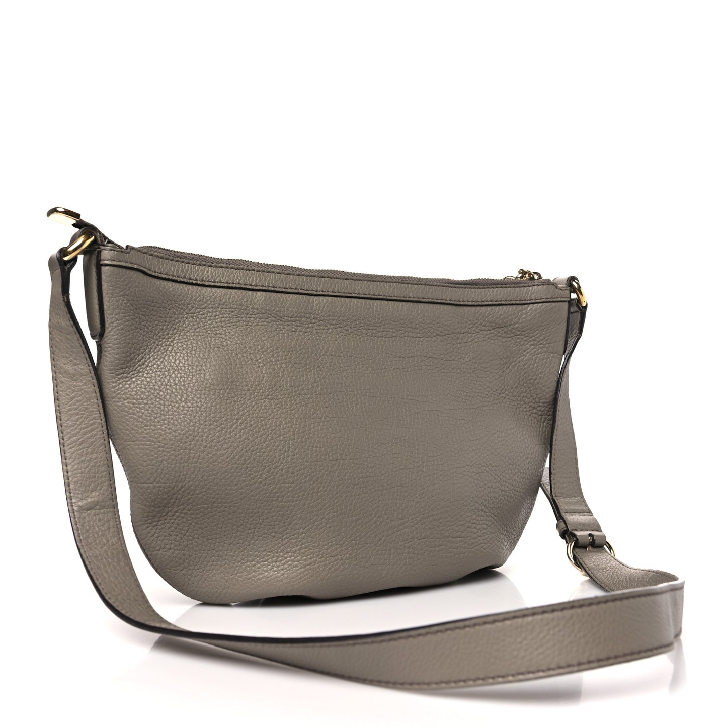 Pebbled Calfskin Small Soho Hobo Fango