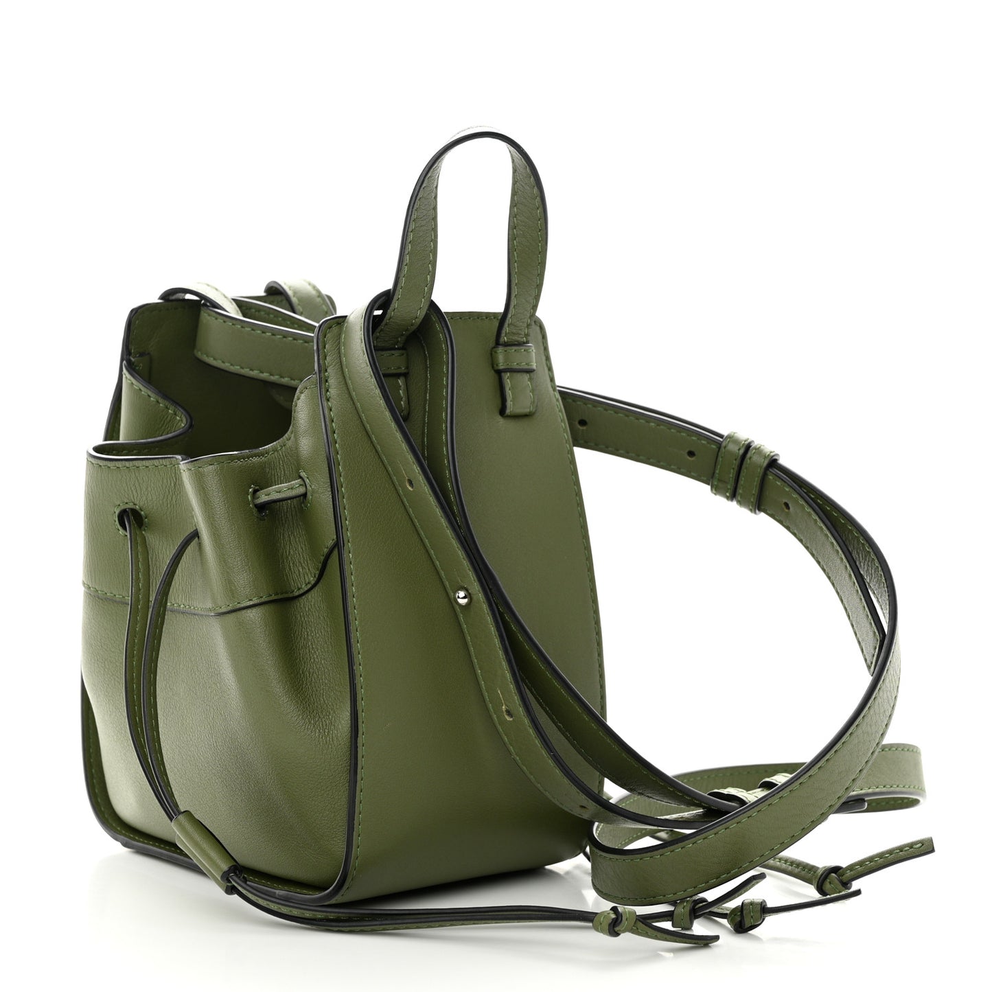 Calfskin Mini Hammock Shoulder Bag Avocado