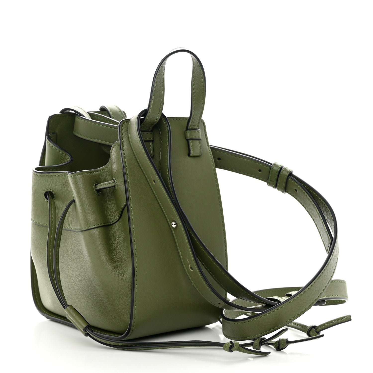 Loewe Calfskin Mini Hammock Shoulder Bag Avocado 3 of 11