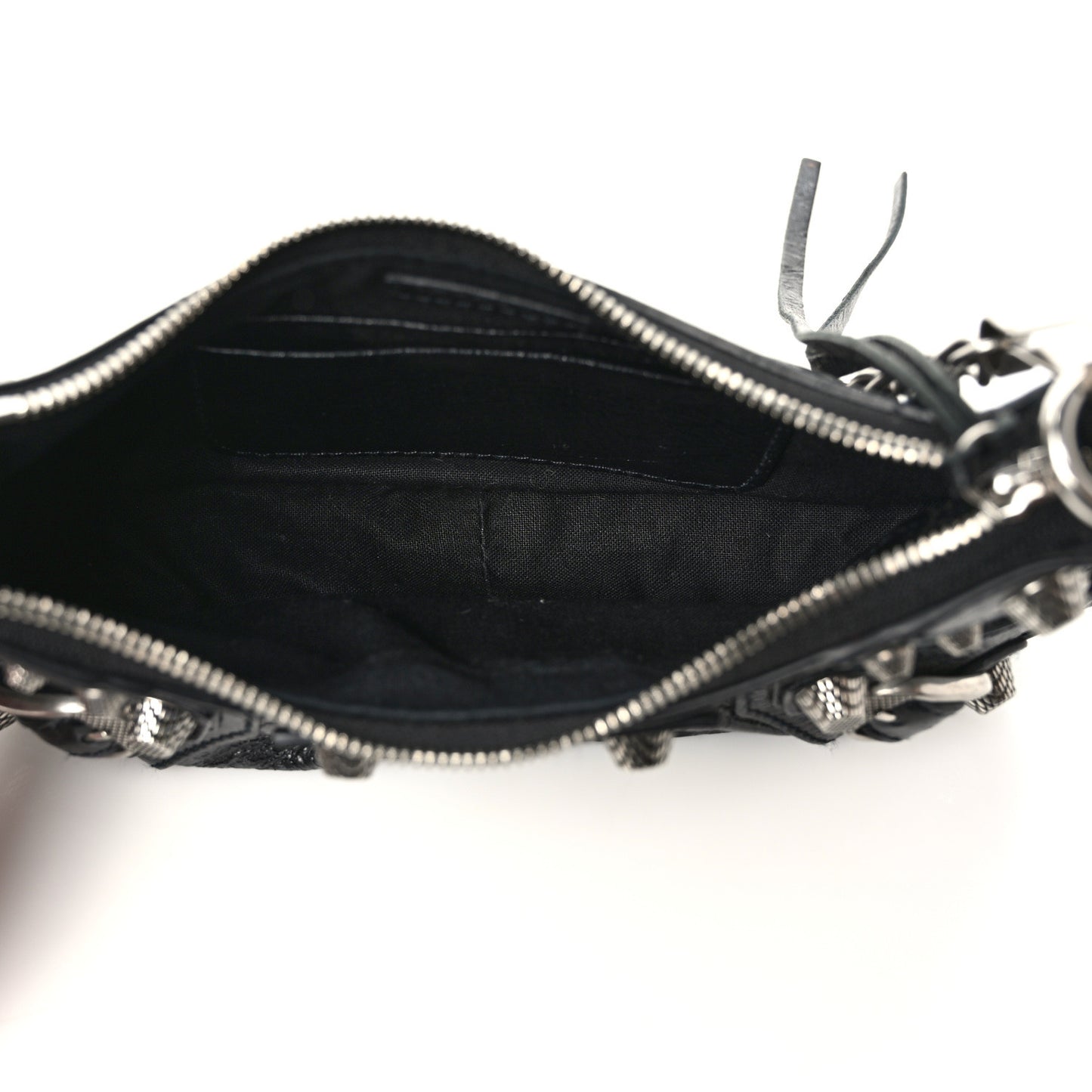 Agneau Arena Le Cagole Mini Purse With Chain Black