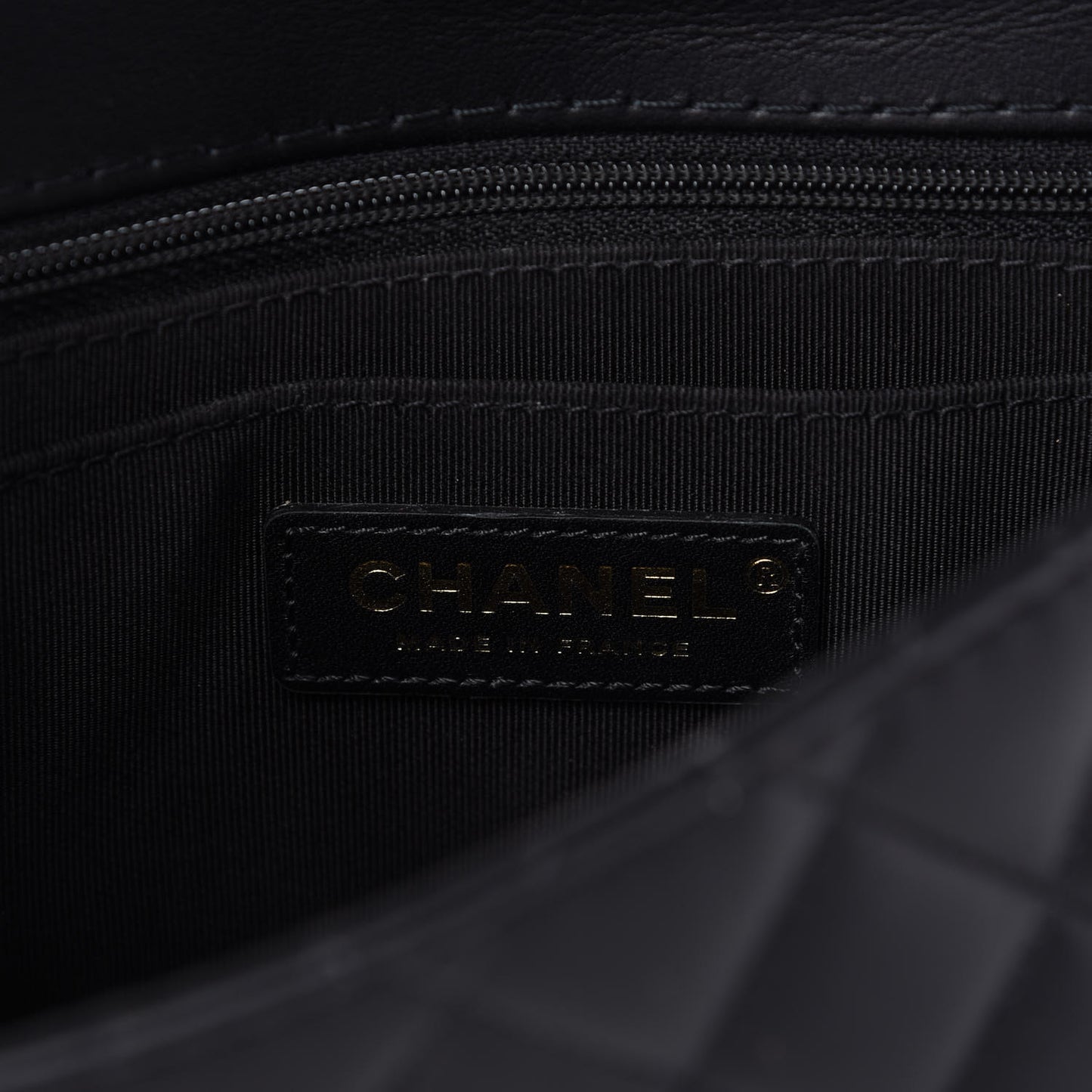 Calfskin Quilted Small Strap Into Flap Bag Black Brown