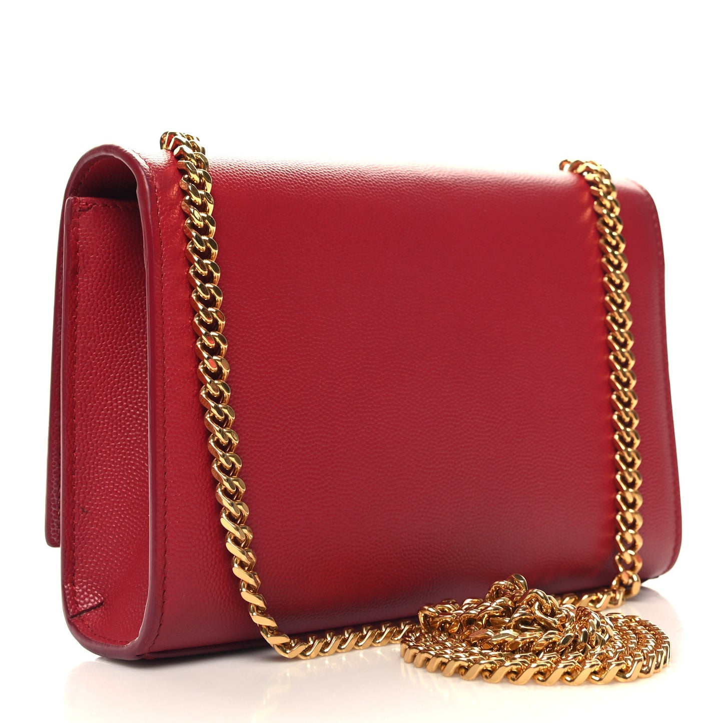 Grain De Poudre Small Monogram Kate Satchel Red