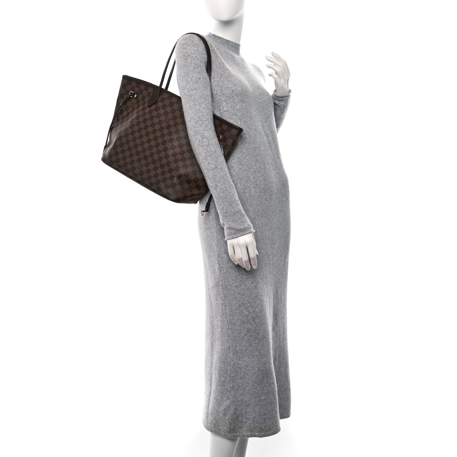 Louis Vuitton Damier Ebene Neverfull MM 2 of 9