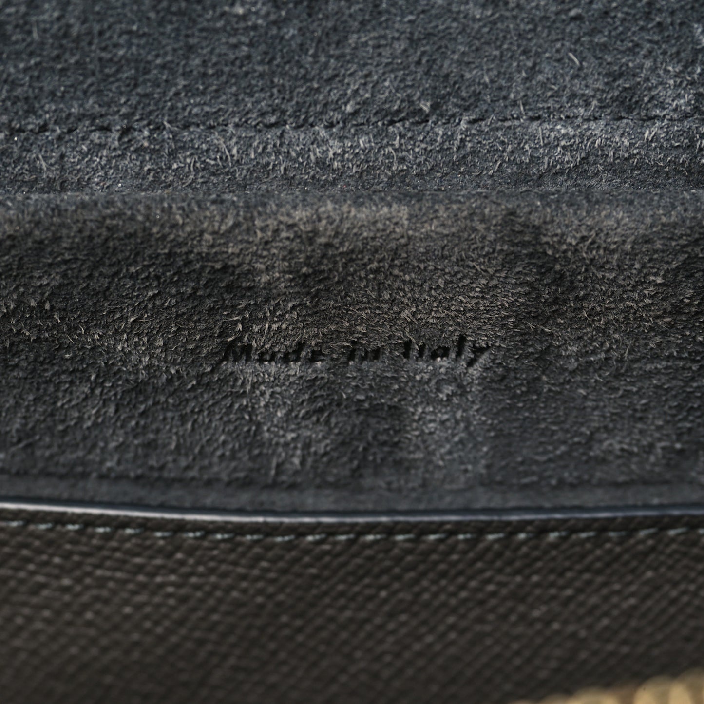Baby Grained Calfskin Micro Belt Bag Grey