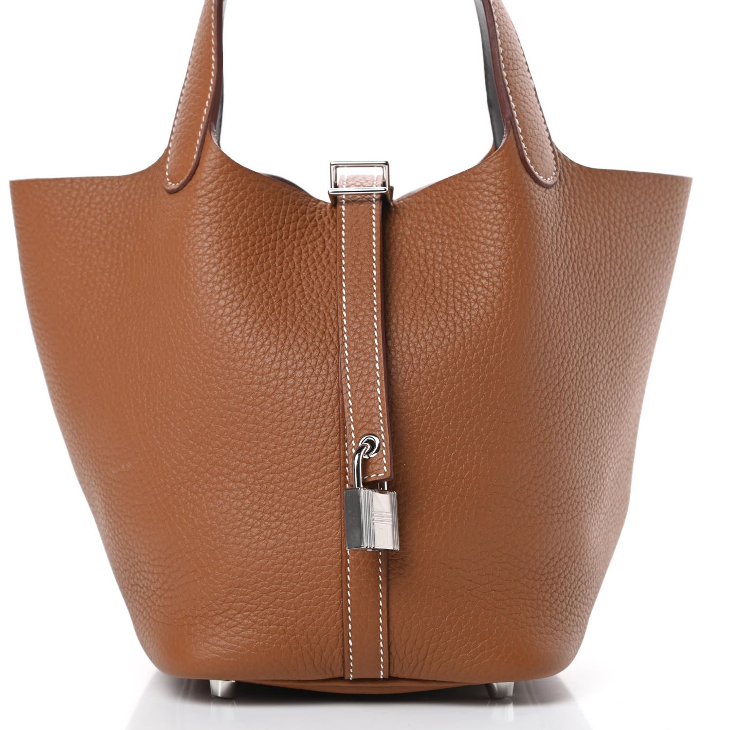 Hermes Taurillon Clemence Picotin Lock 18 PM Gold 8 of 10