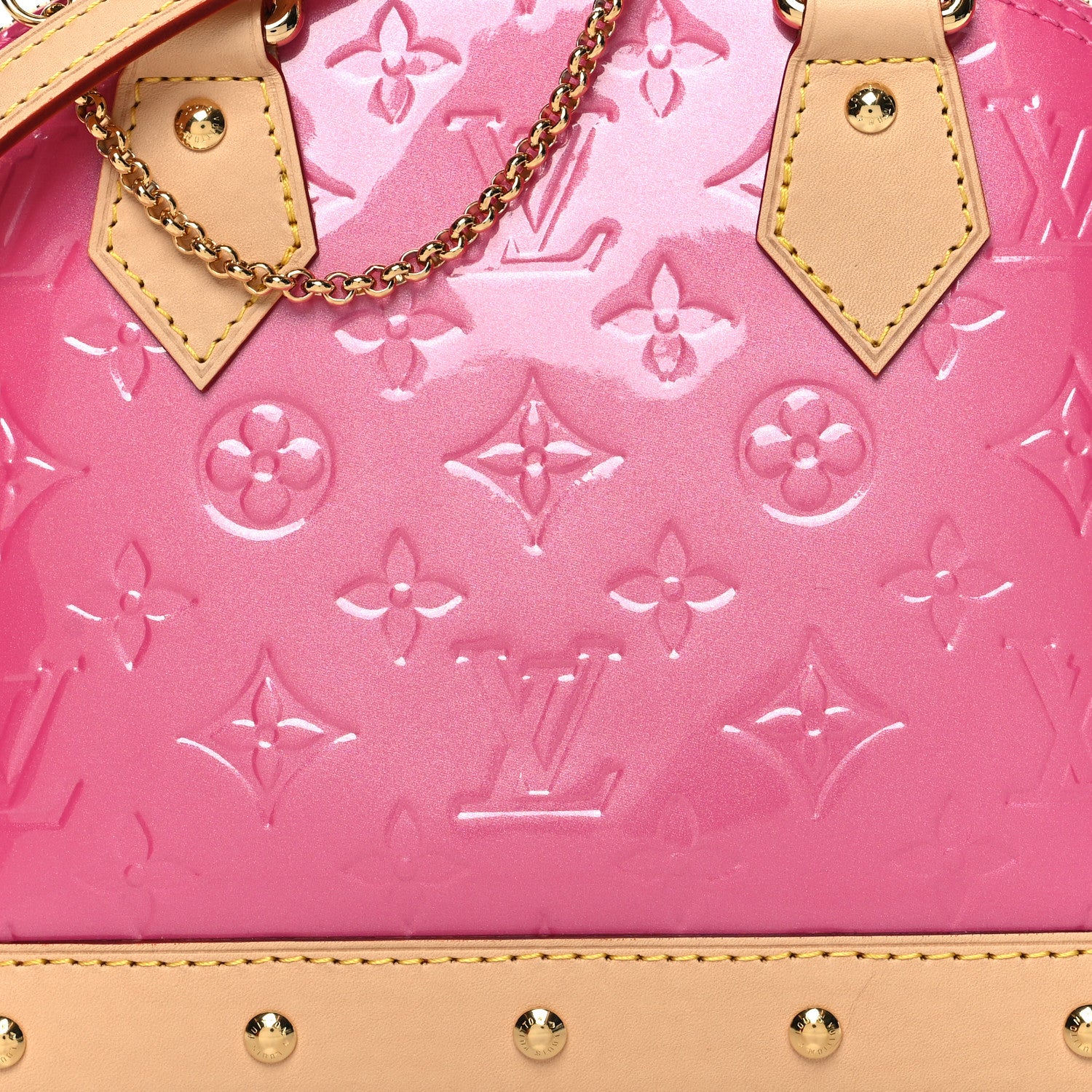 Louis Vuitton Vernis Alma BB Neon Pink 7 of 10