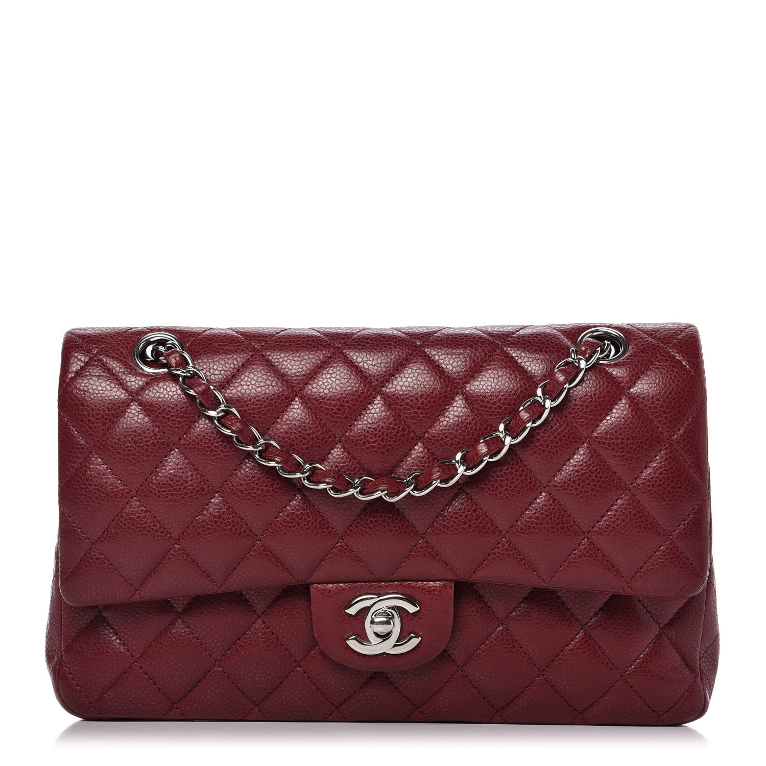 Chanel Caviar Quilted Medium Double Flap Red 1 of 11
