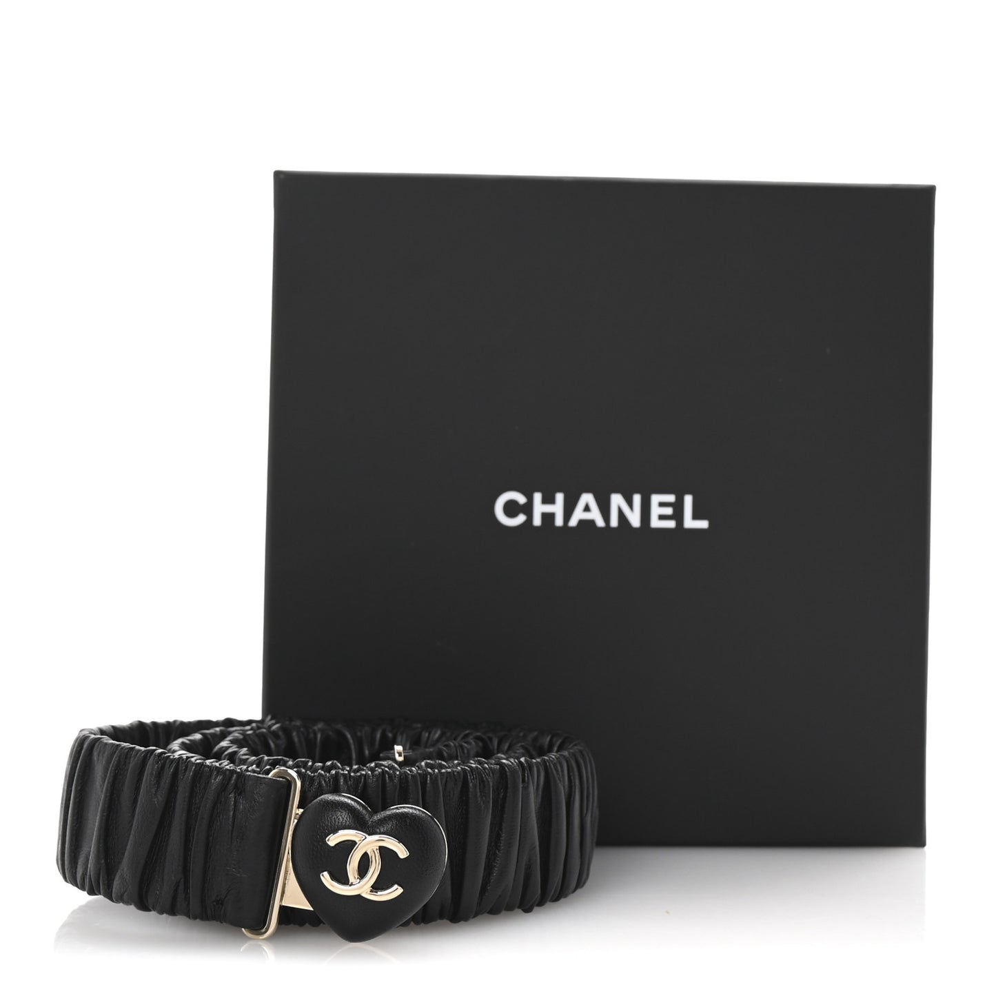 Lambskin Heart Belt 85 34 Black