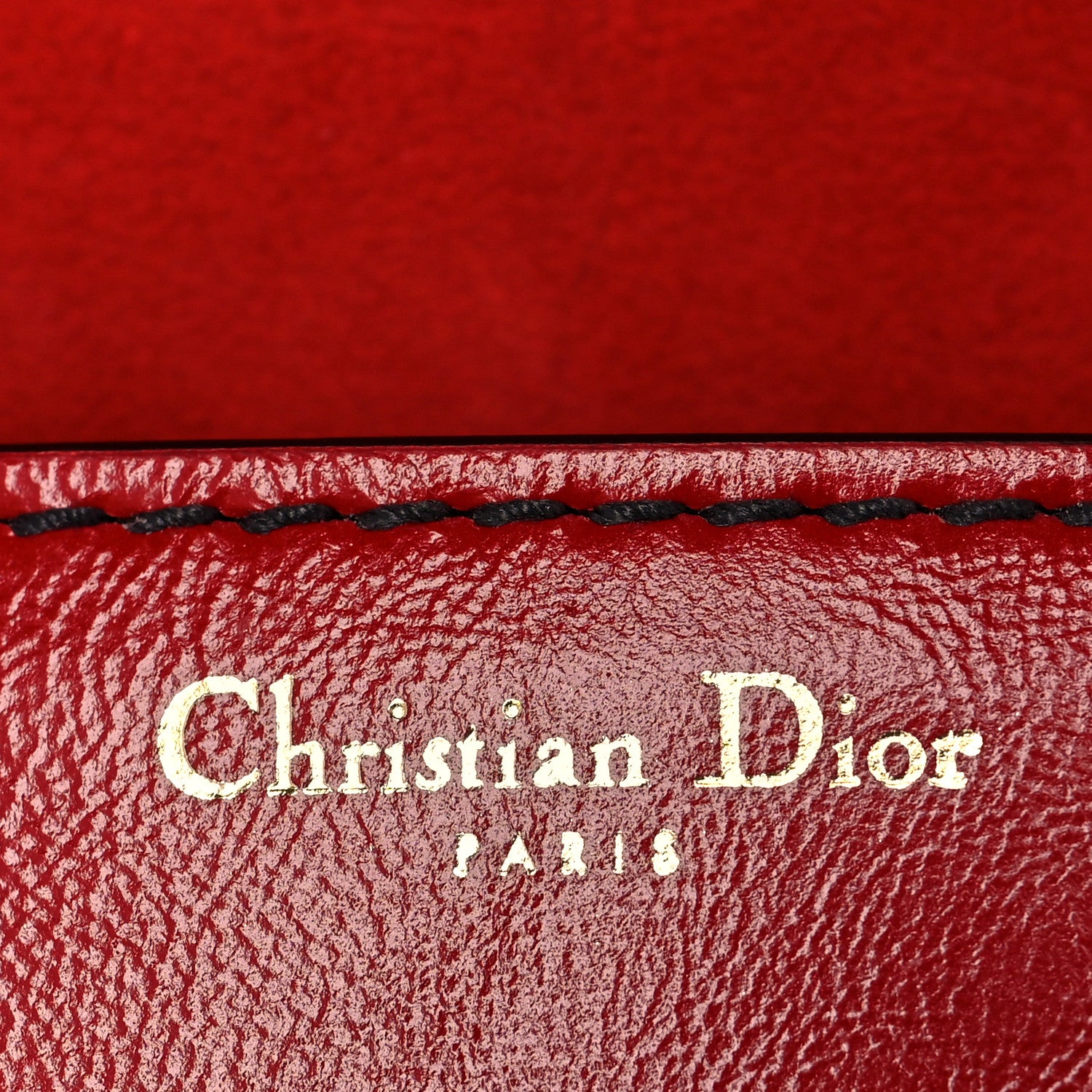 Christian Dior Calfskin Mini J'Adior Chain Flap Bag Spicy Red 6 of 9