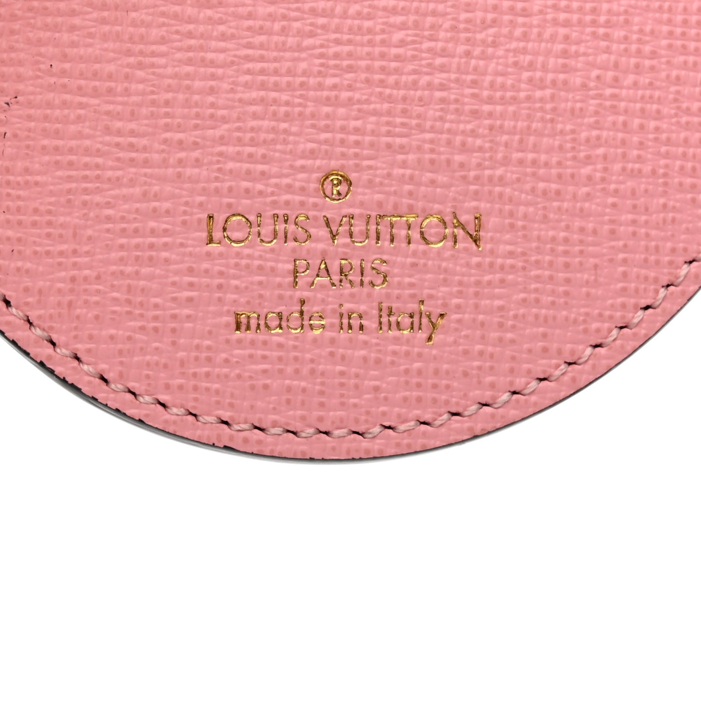 Monogram Jungle Dots Bag Charm Key Ring Sugar Pink Poppy
