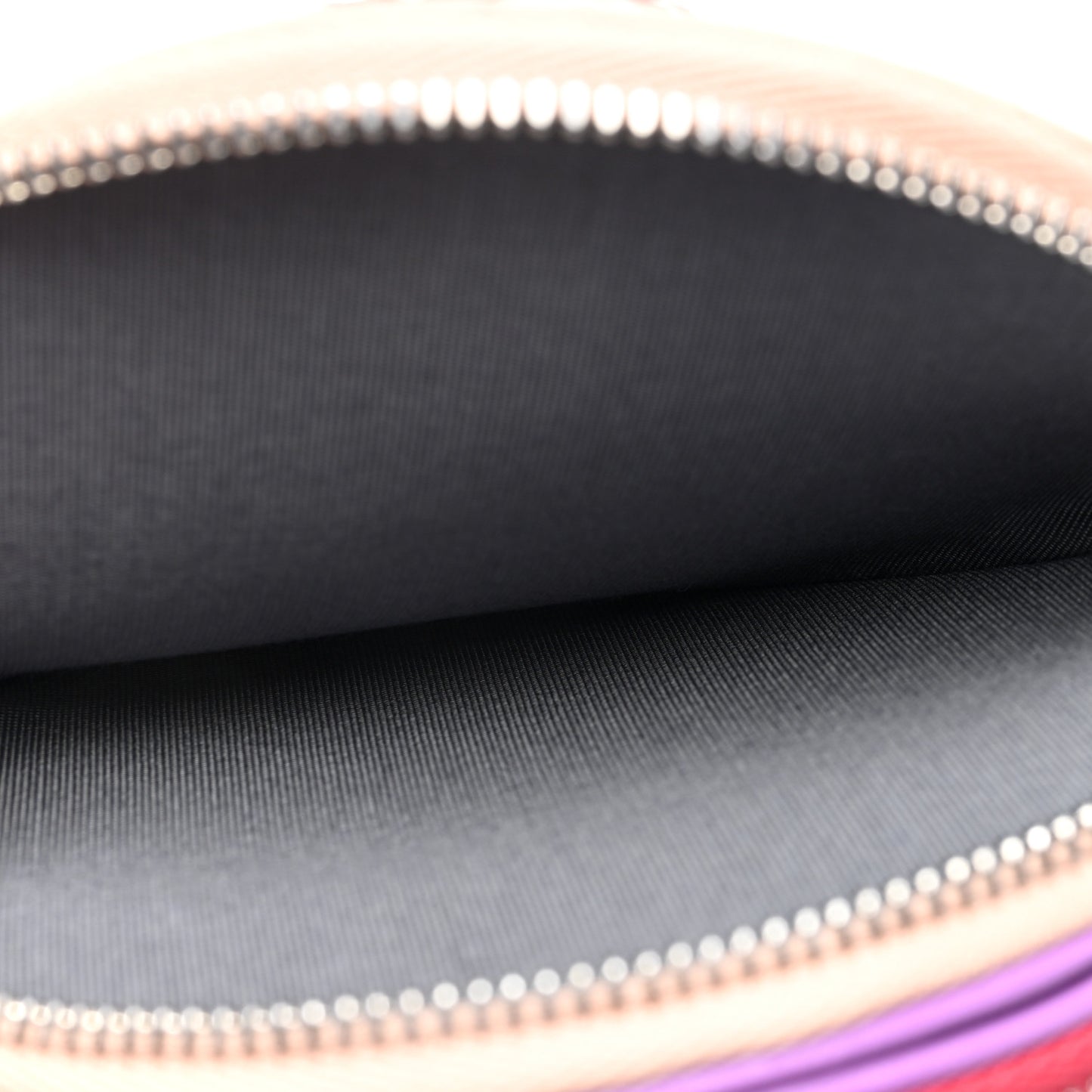 Lambskin Quilted Round Clutch With Chain Multicolor