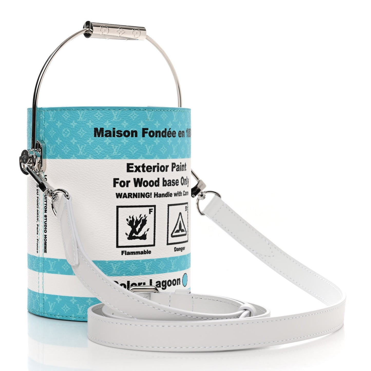 Monogram LV Paint Can Turquoise