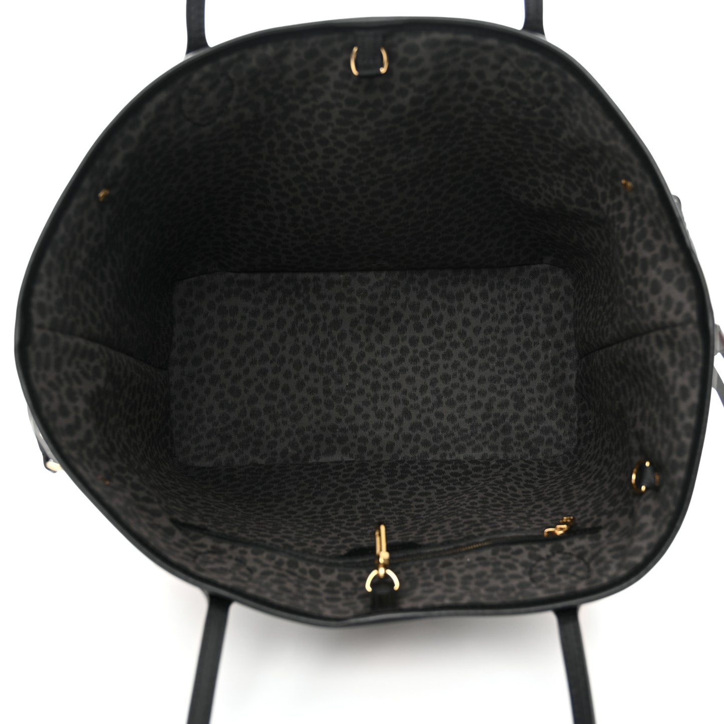 Monogram Giant Wild at Heart Neverfull MM Black