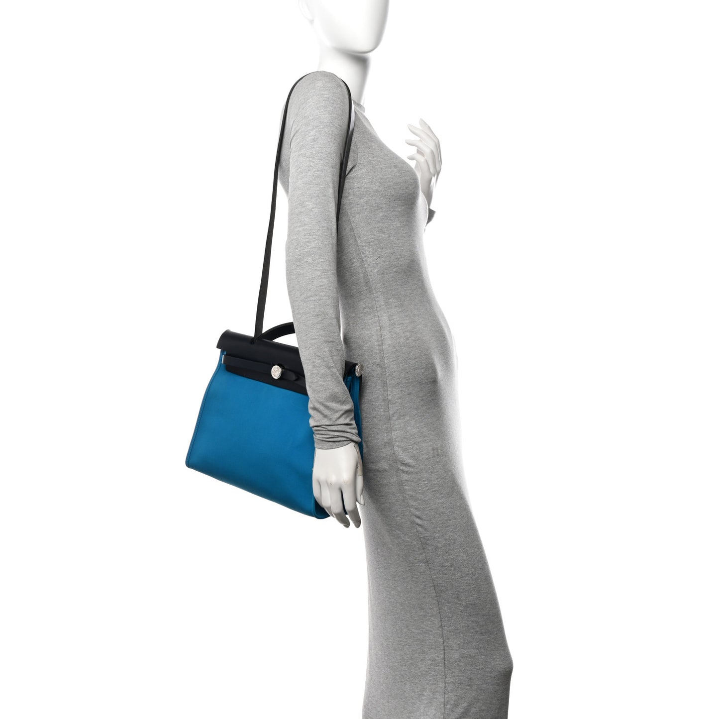 Vache Hunter Toile Herbag Zip 31 PM Bleu Zanzibar Bleu Indigo