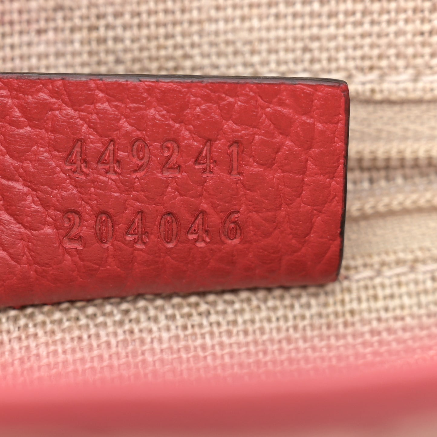 Monogram Small Bree Tote Red