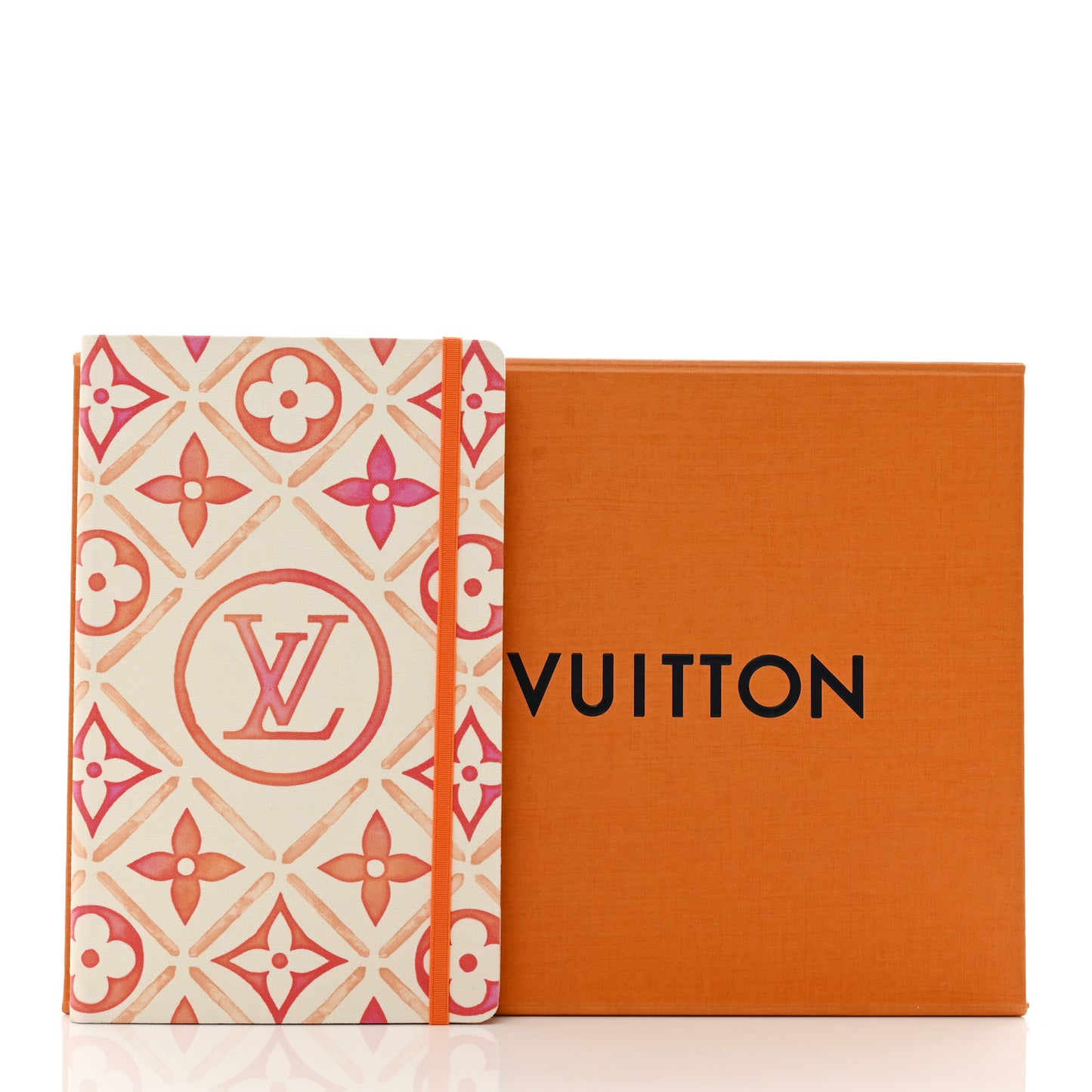 Monogram Watercolor Aquarelle Notebook White