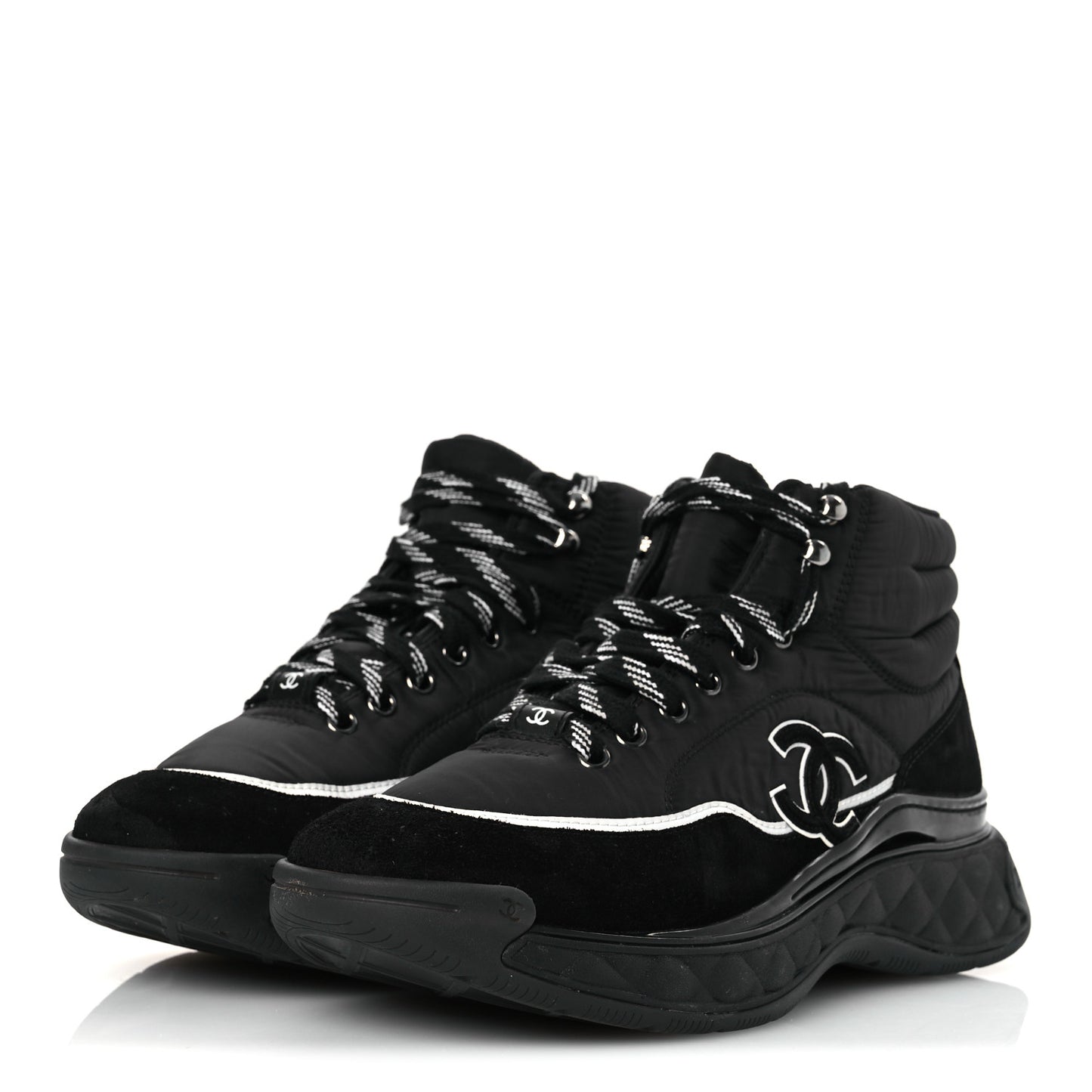 Fabric Suede Mens CC Sneakers 41 Black