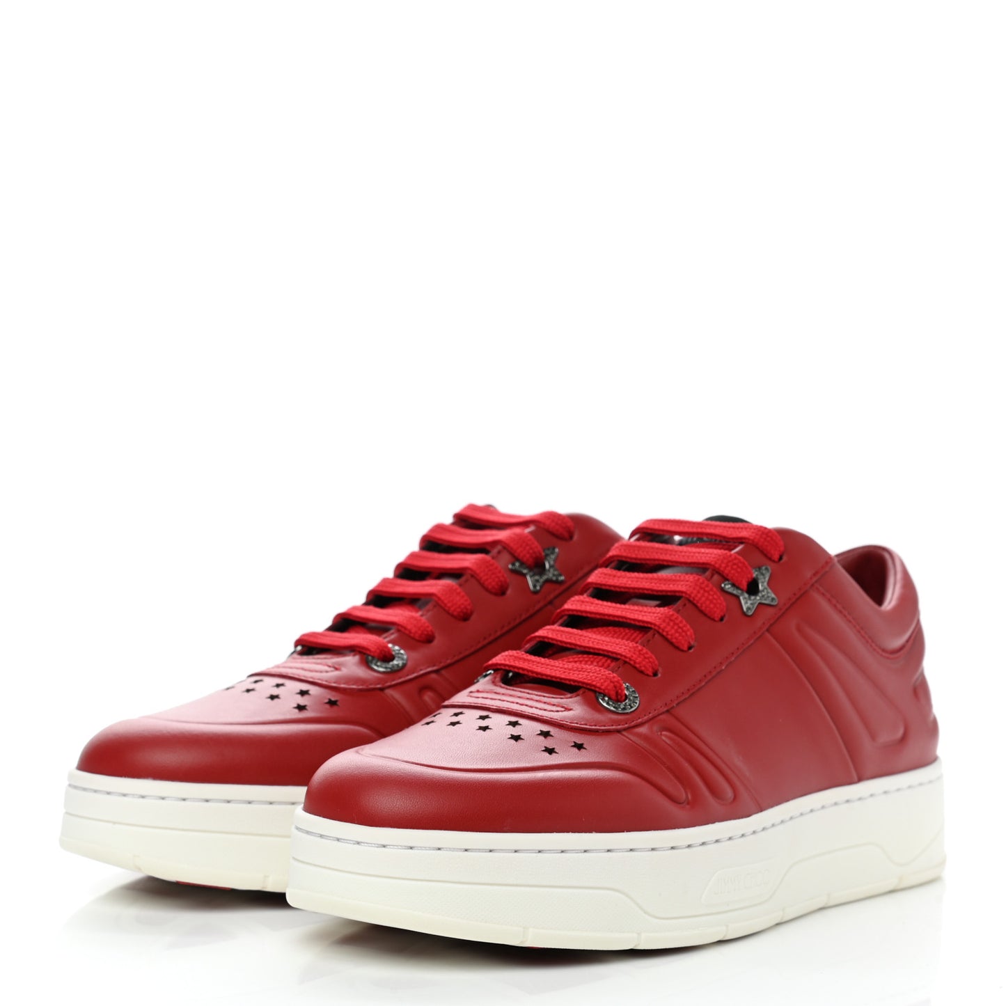 Calfskin Hawaii Sneakers 37.5 Red