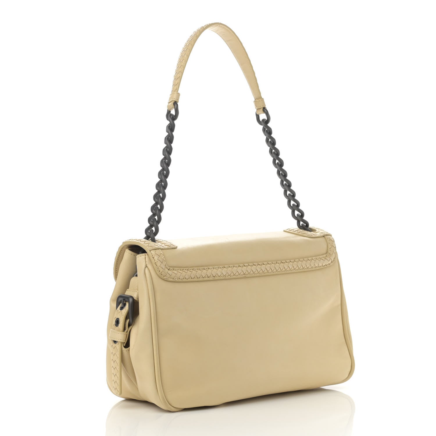 Bottega Veneta Intrecciato Rialto Shoulder Bag Banane 3 of 13