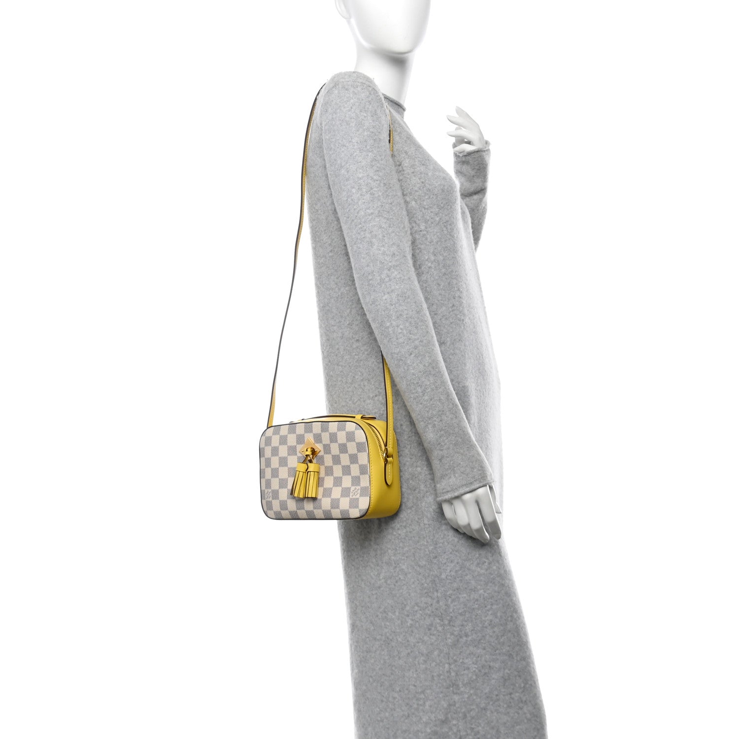 Louis Vuitton Damier Azur Saintonge Pineapple 2 of 10