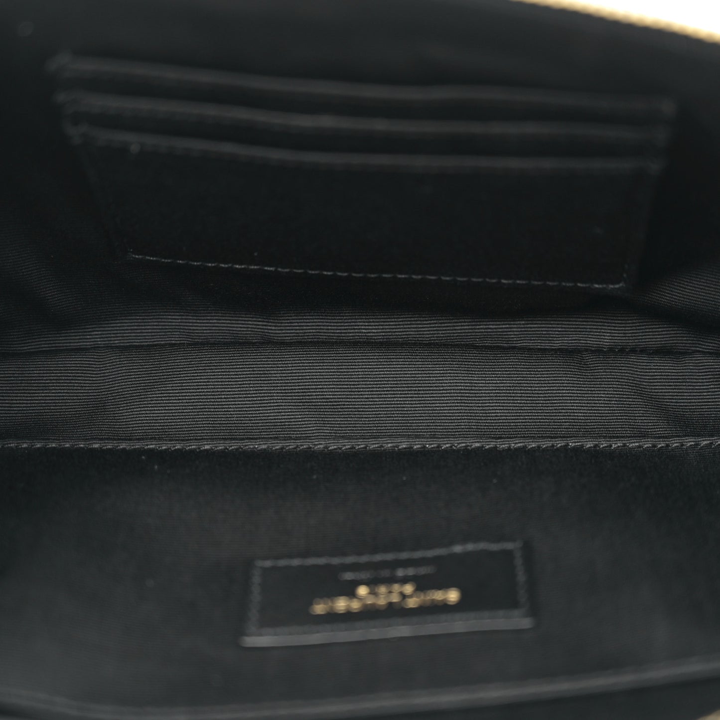 Grain De Poudre Monogram Belt Bag Black