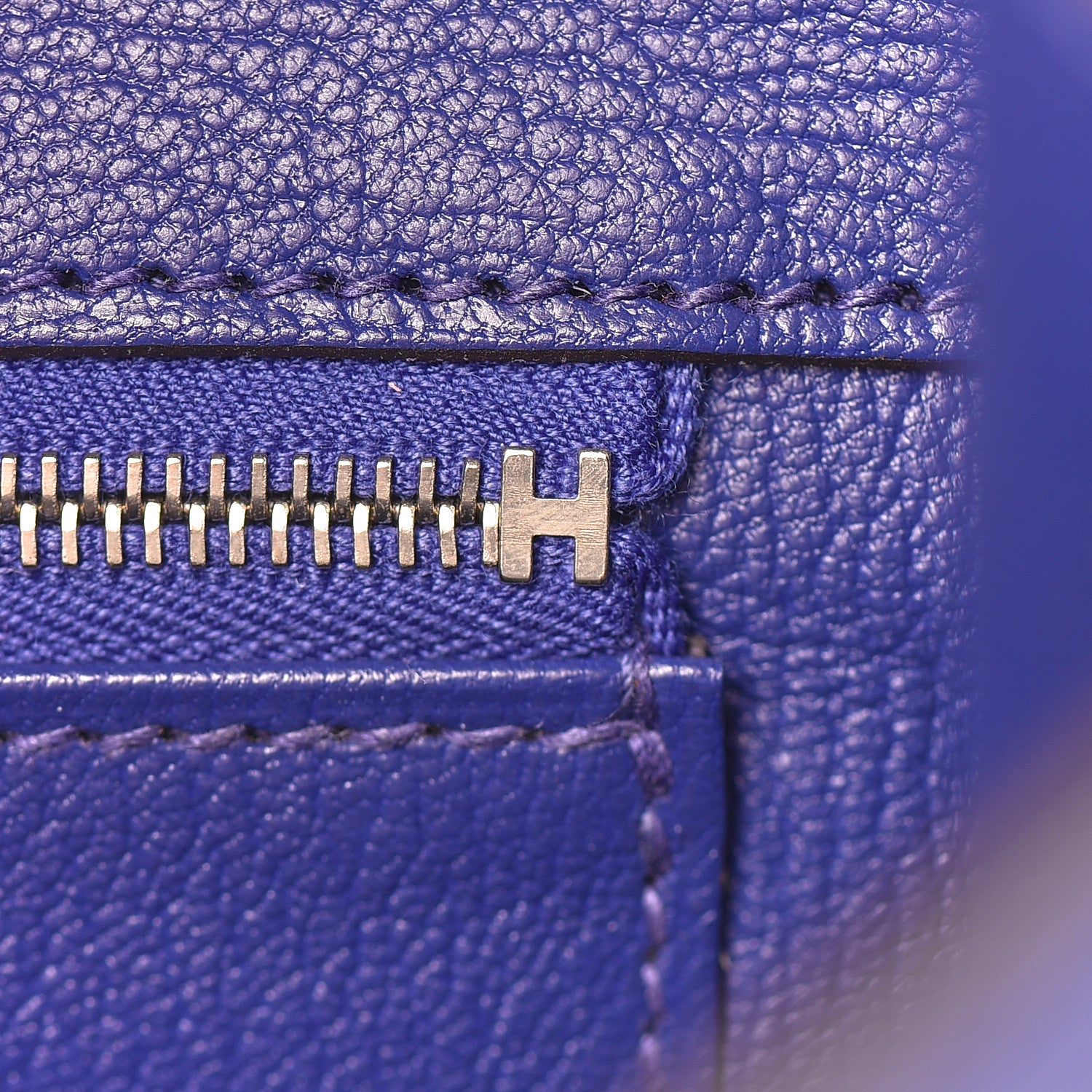 Hermes Togo Birkin 35 Bleu Electrique 20 of 35