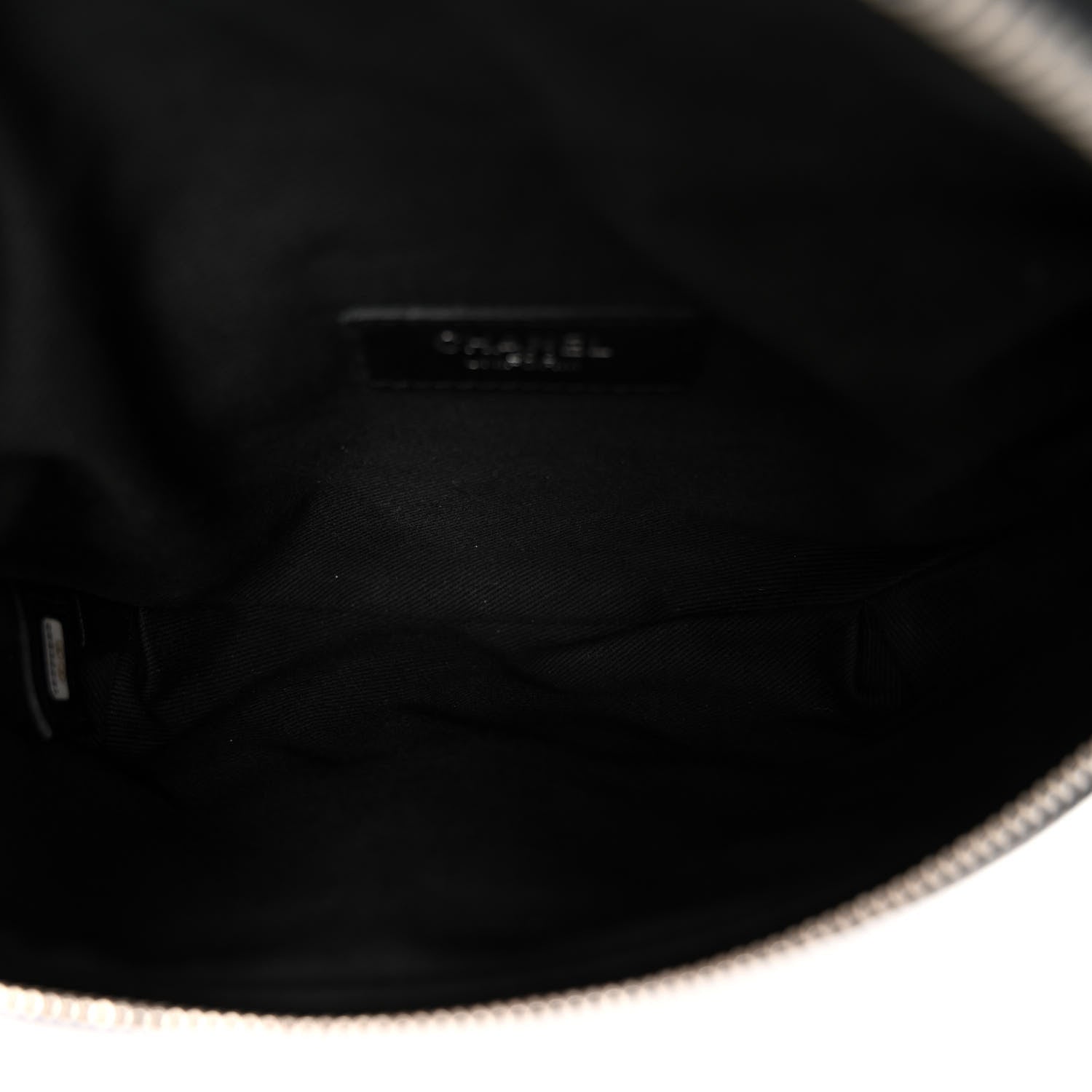 Chanel Calfskin Quilted Waist Belt Bag Black 5 of 10