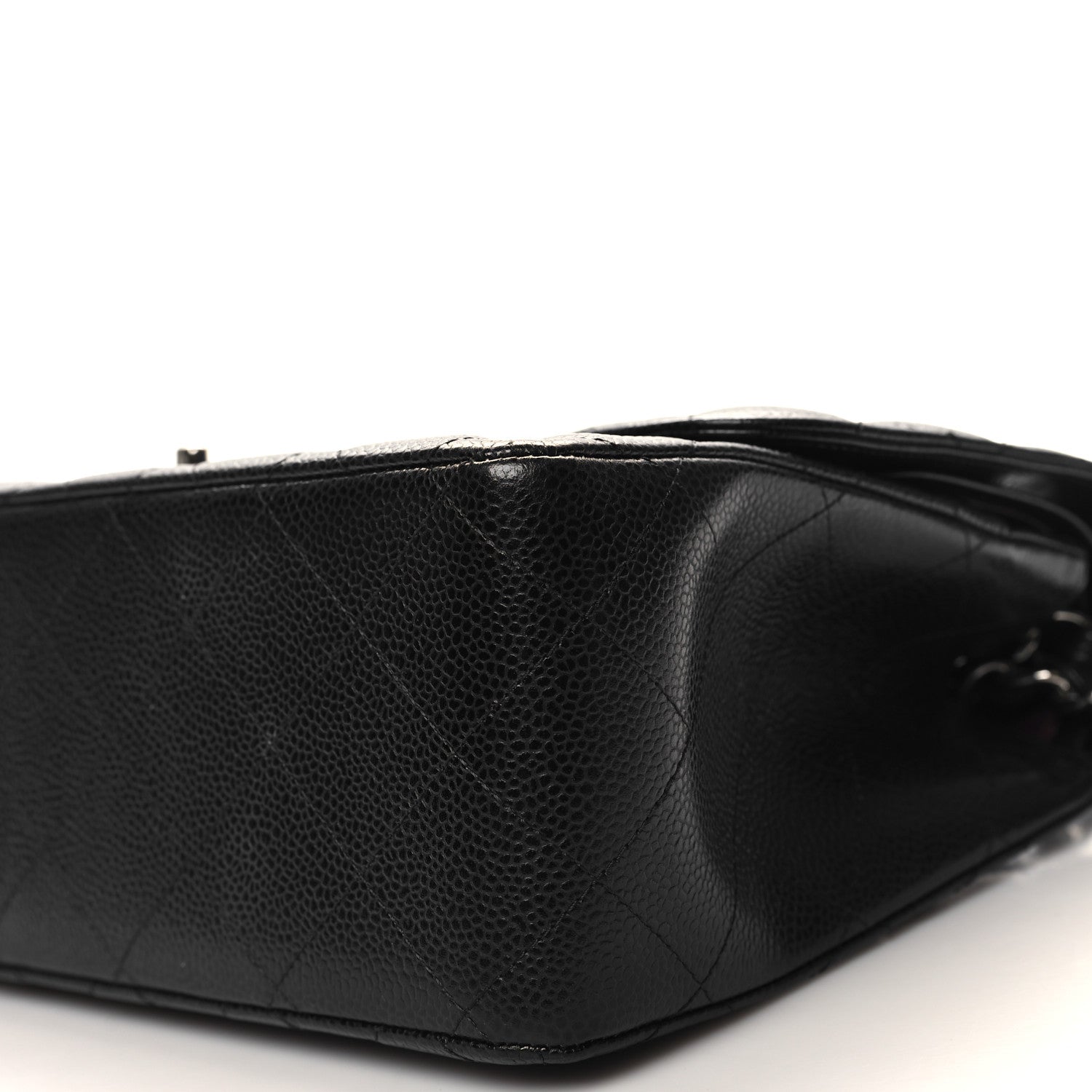 Chanel Caviar Quilted Jumbo Double Flap Black 10 of 12