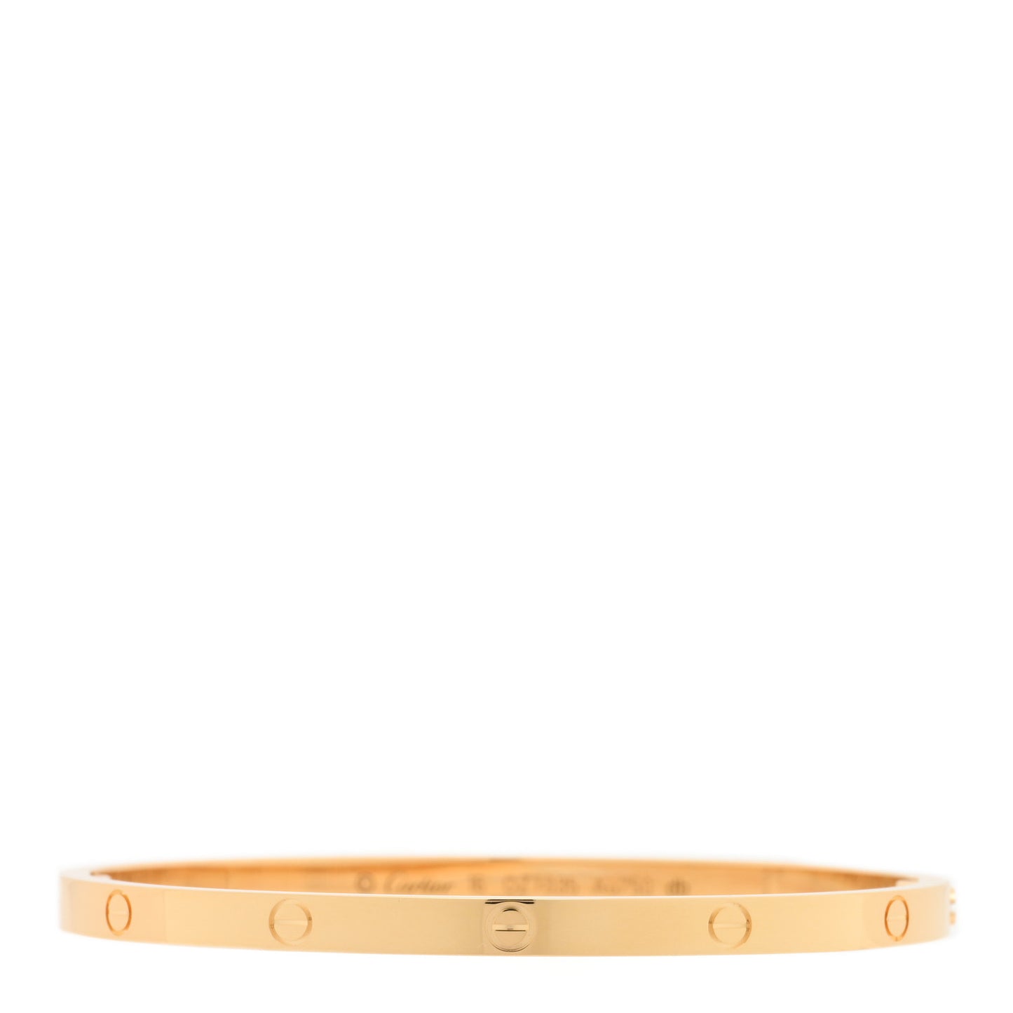 18K Yellow Gold Small LOVE Bracelet 16