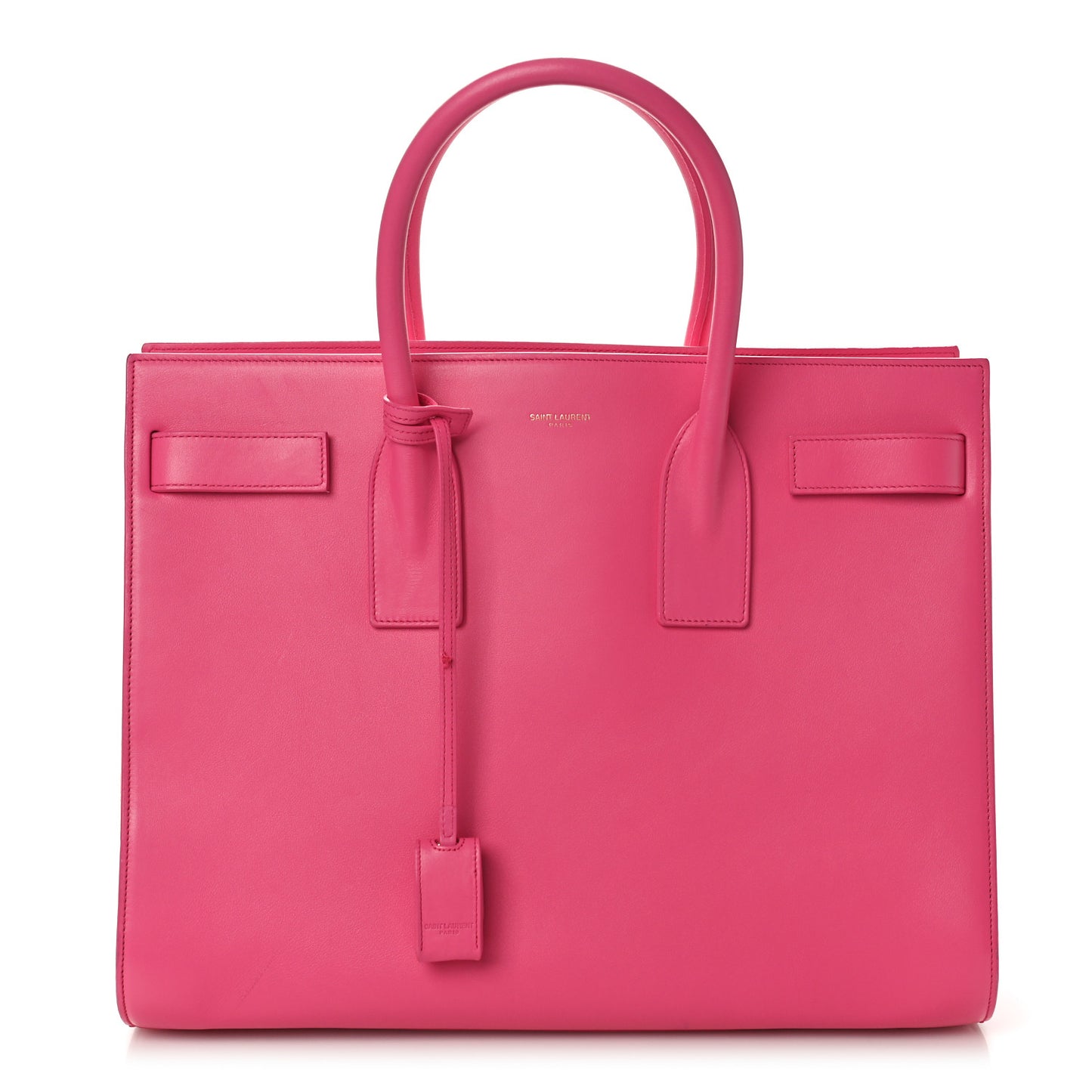 Calfskin Large Sac De Jour Carryall Bubblegum