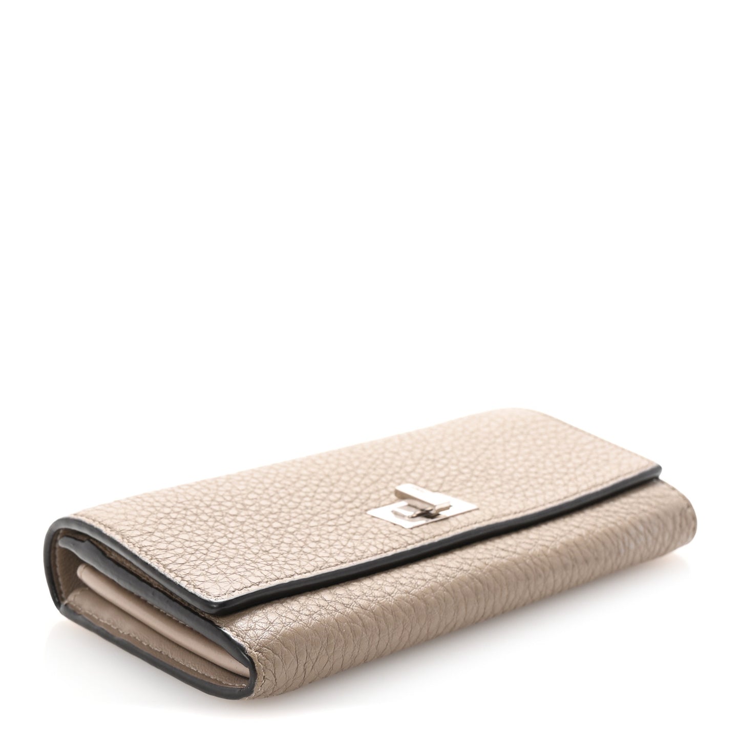 Cuoio Romano Vitello Grace Selleria Peekaboo Continental Wallet Corda
