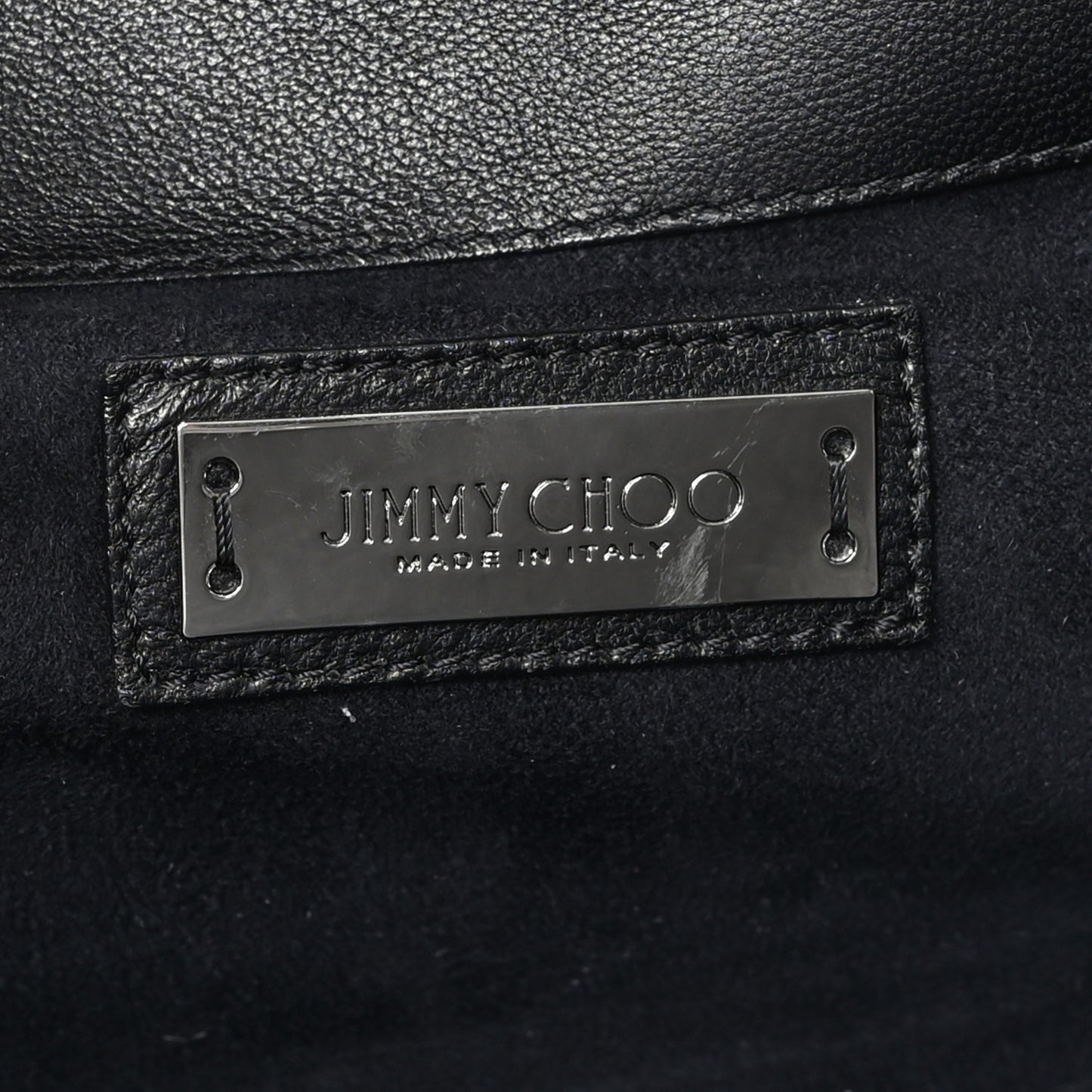 Crocodile Embossed Calfskin Riley Tote Black