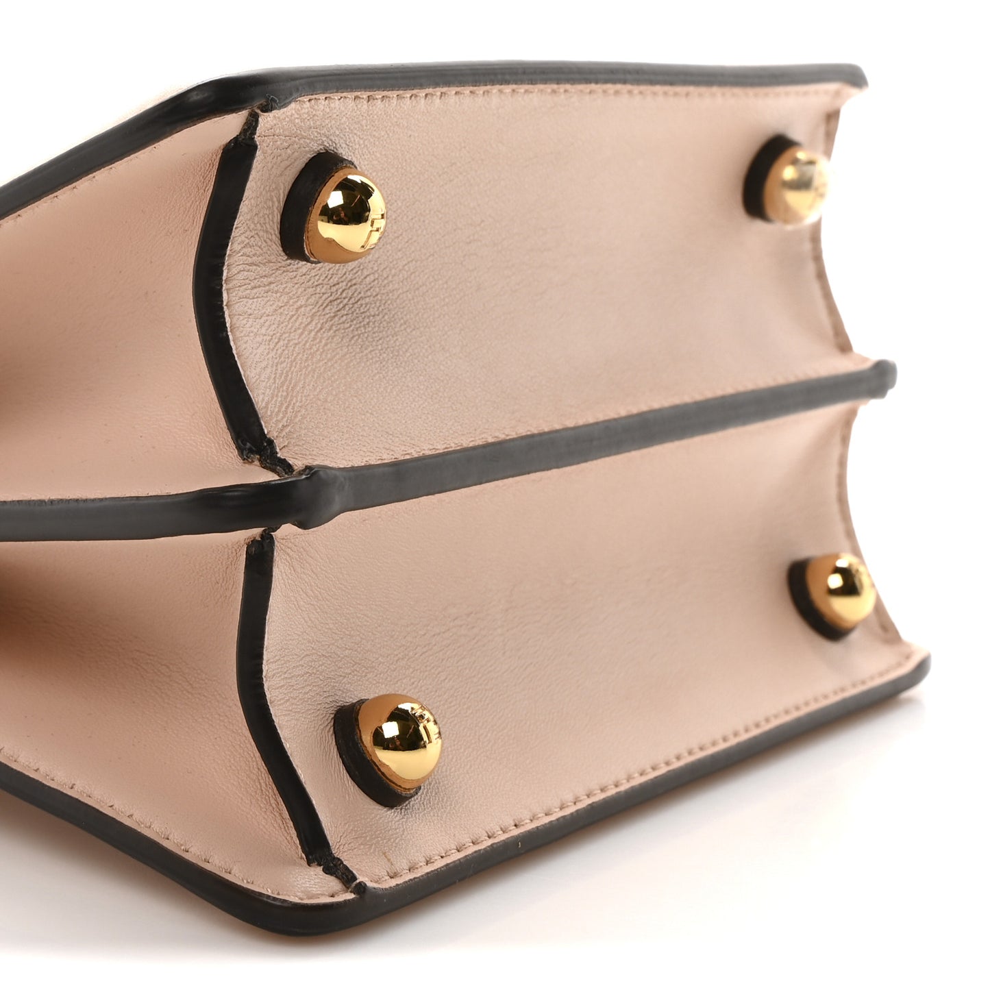 Shiny Nappa Plexiglass Petite Peekaboo I SEE U Satchel Light Rose