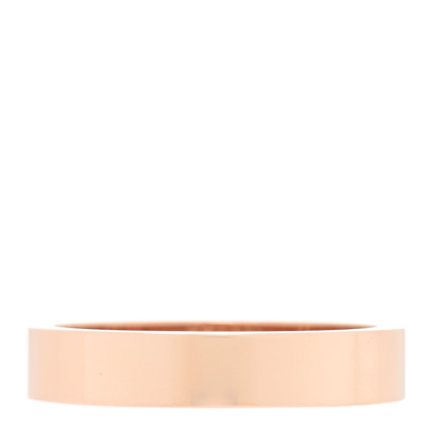 18K Pink Gold 4mm C De Cartier Wedding Band Ring 56 7.75