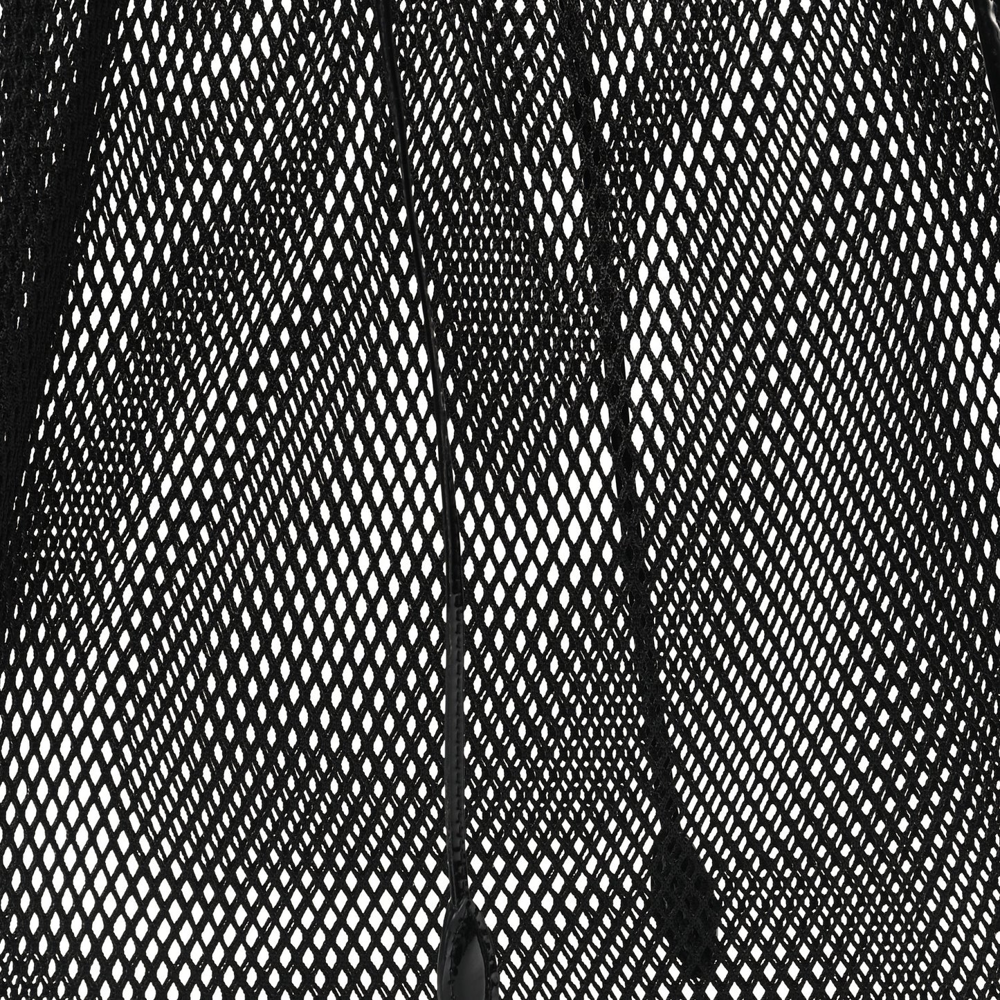 Fishnet Patent Calfskin XL One Piece Bag Black
