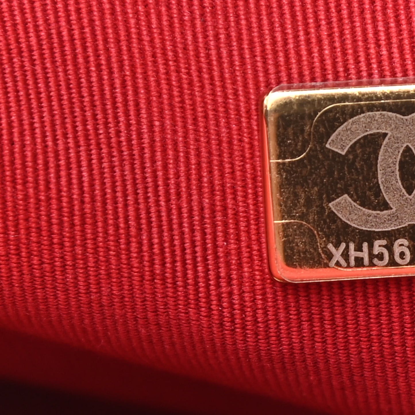 Shiny Caviar Quilted Small Chain Melody Flap Red